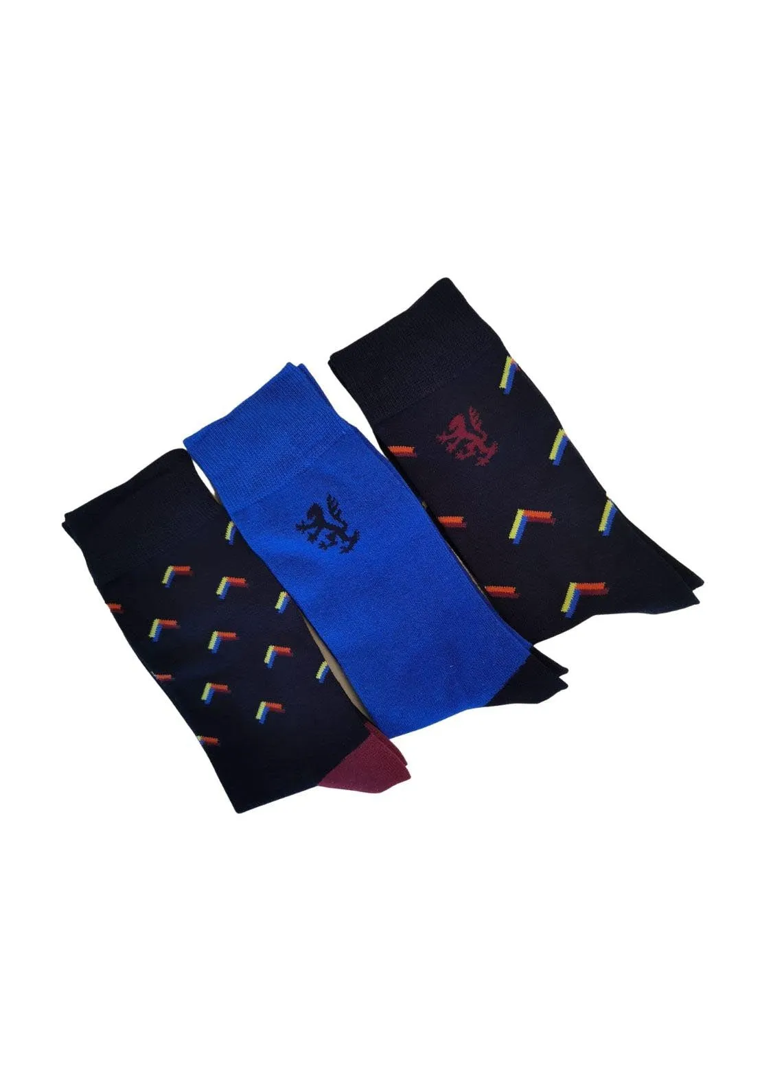 3 Pack Boxed Socks - Multi