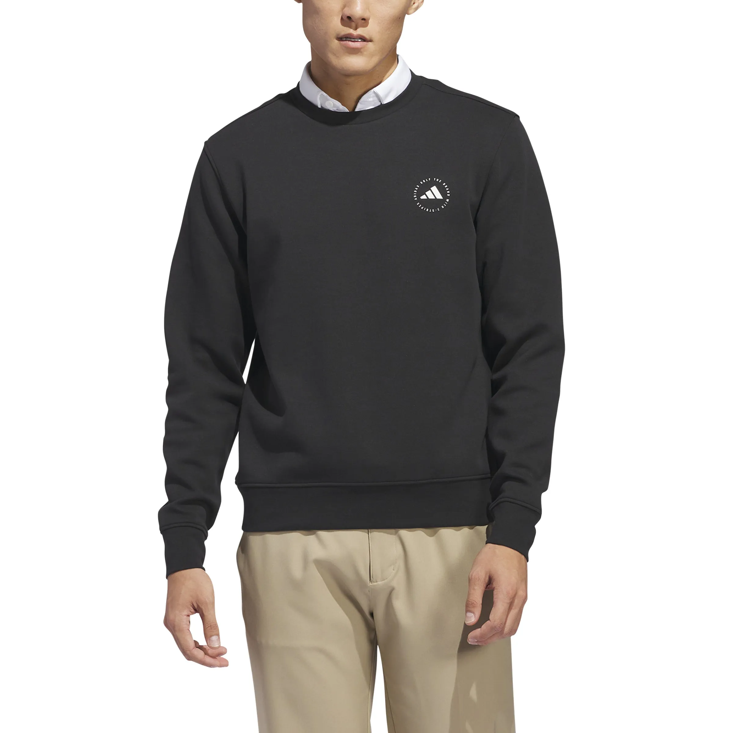 adidas Golf Crewneck Sweatshirt- Black SS24