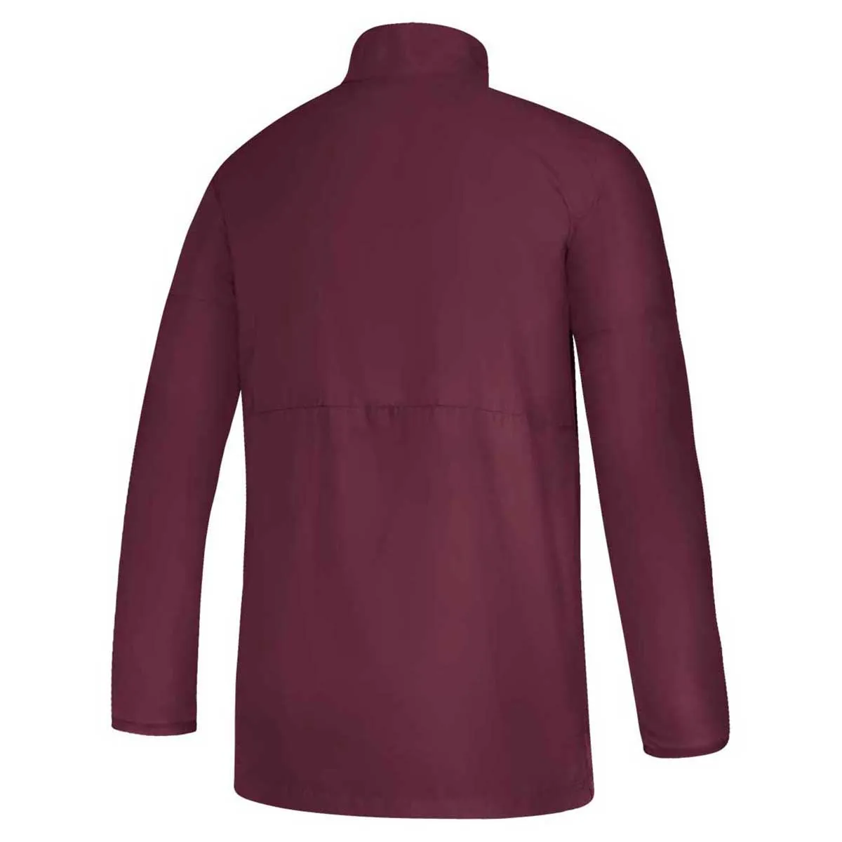 adidas Men's Maroon/White Game Mode Long Sleeve Quarter Zip