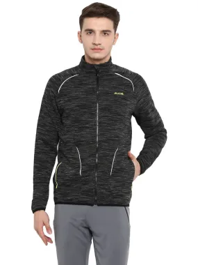 Alcis Men Black Solid Sporty Jacket