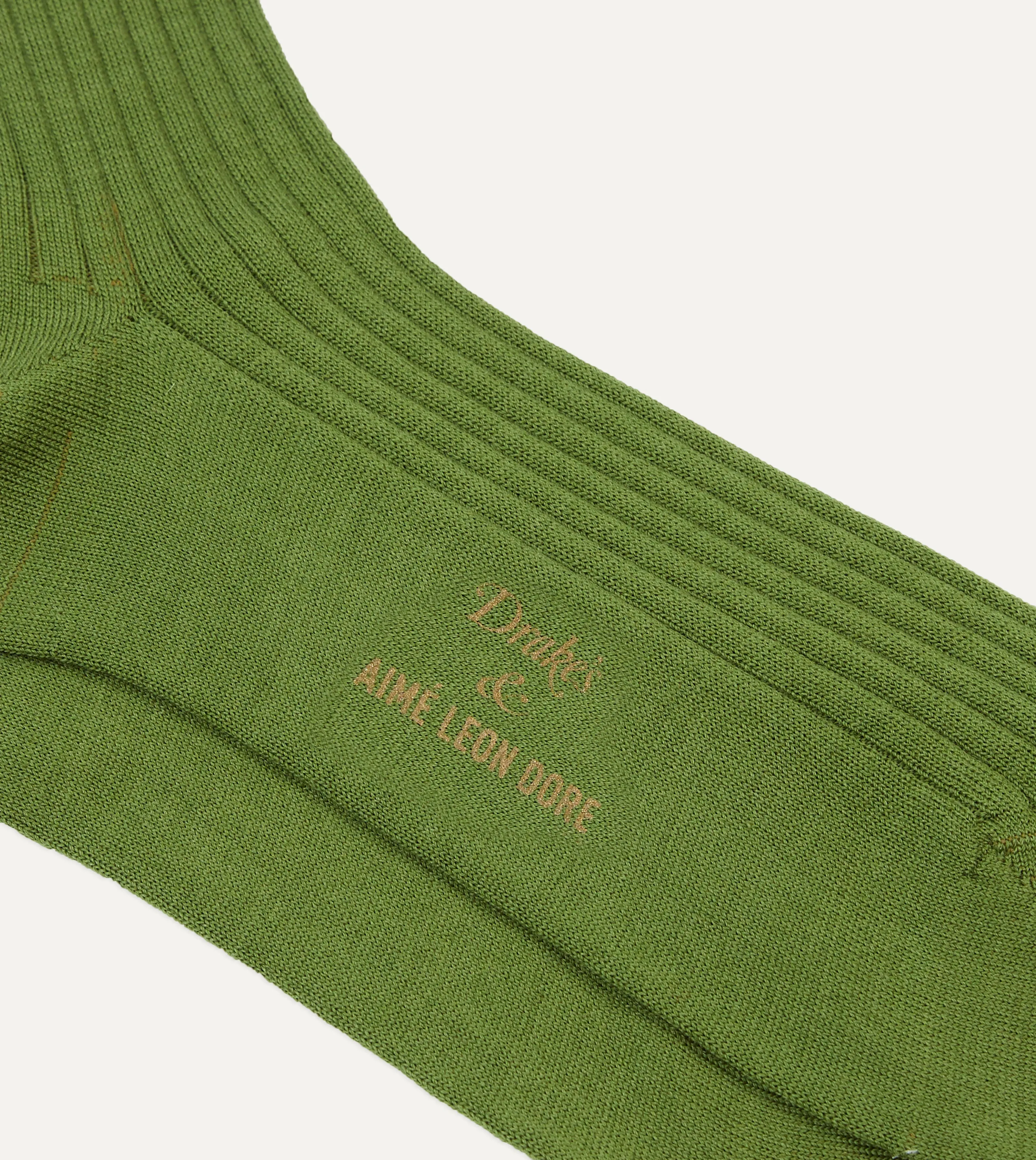 ALD / Drake's Green Dress Sock