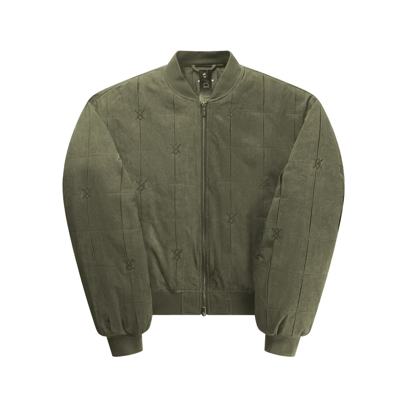 Army Green Rasal Bomber Jacket