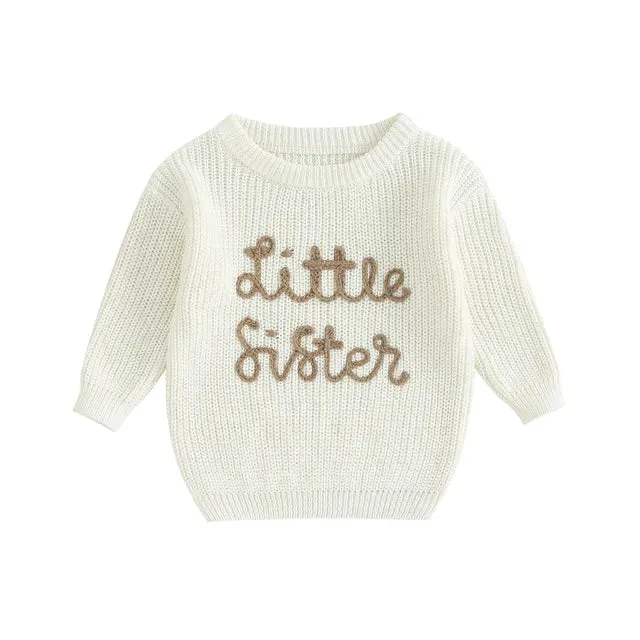 BIG SISTER/LITTLE SISTER Knitted Sweater