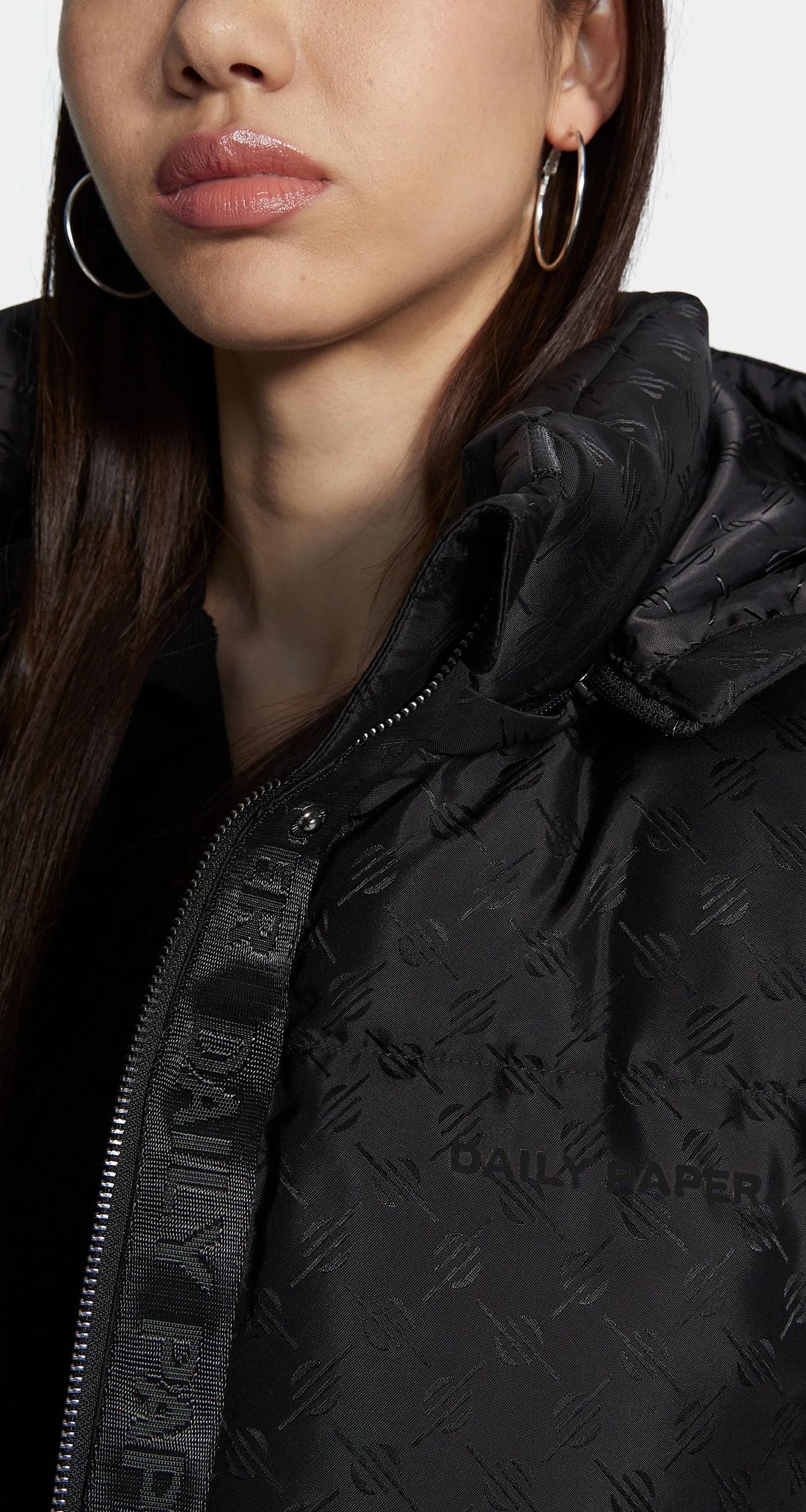 Black Monogram Puffer Coat