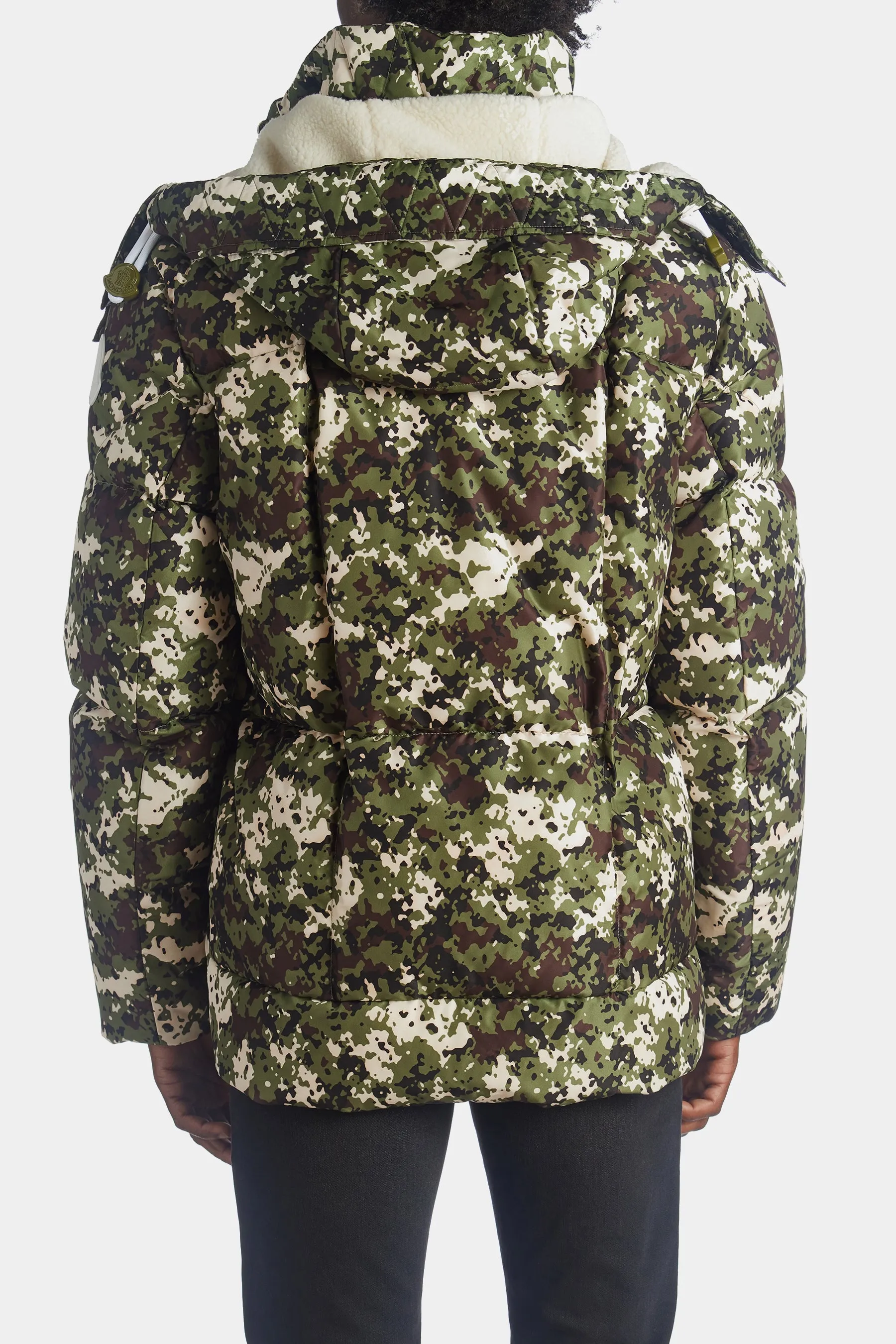 Blanc camoflauge down jacket