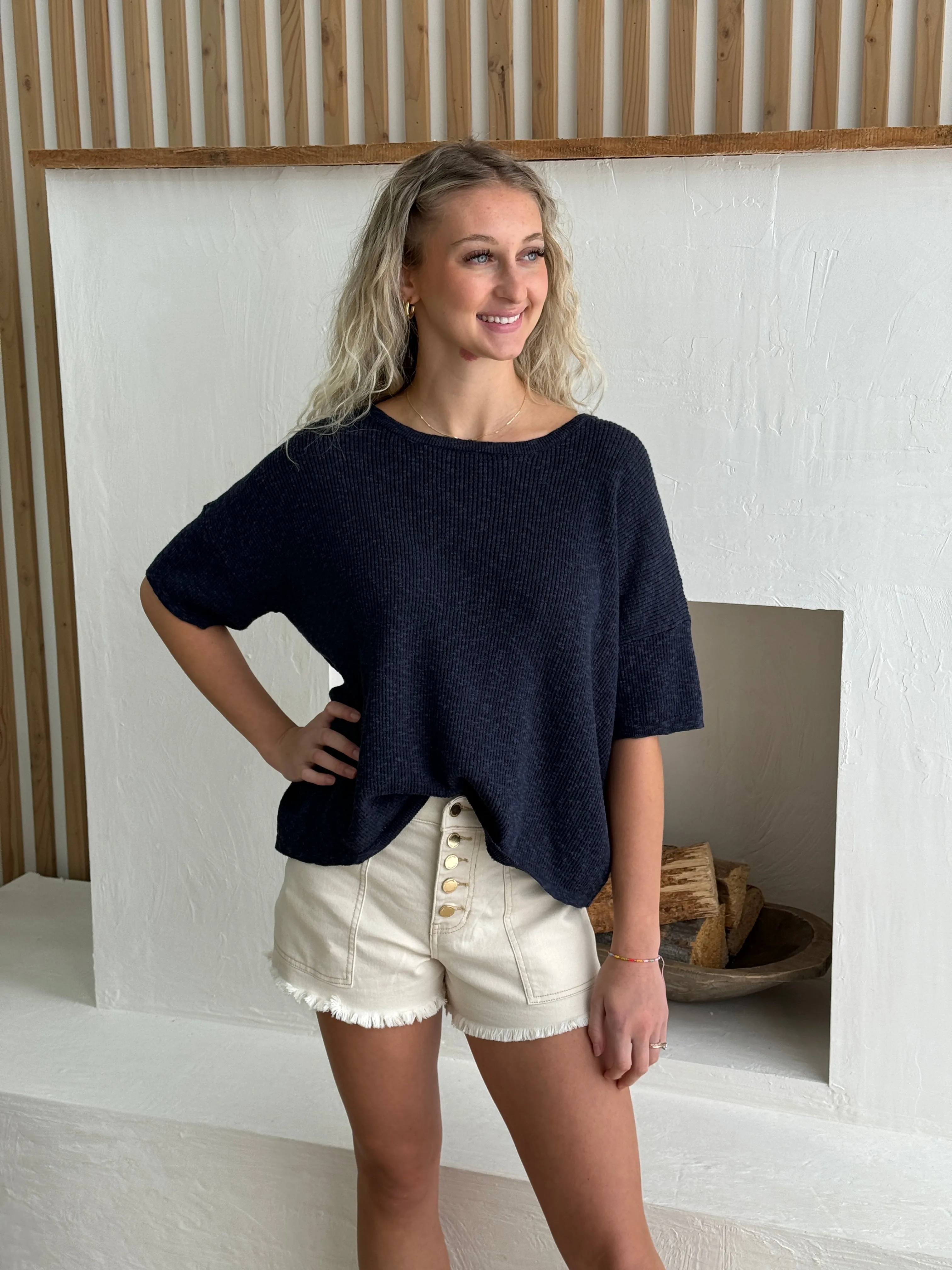 By Together Lexi Sweater in Navy