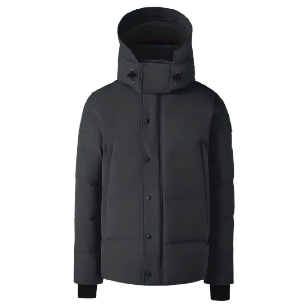 Canada Goose Mens Wyndham Parka - Black Label Heritage Collection, Stylish Insulated Winter Jacket for Ultimate Warmth and Comfort