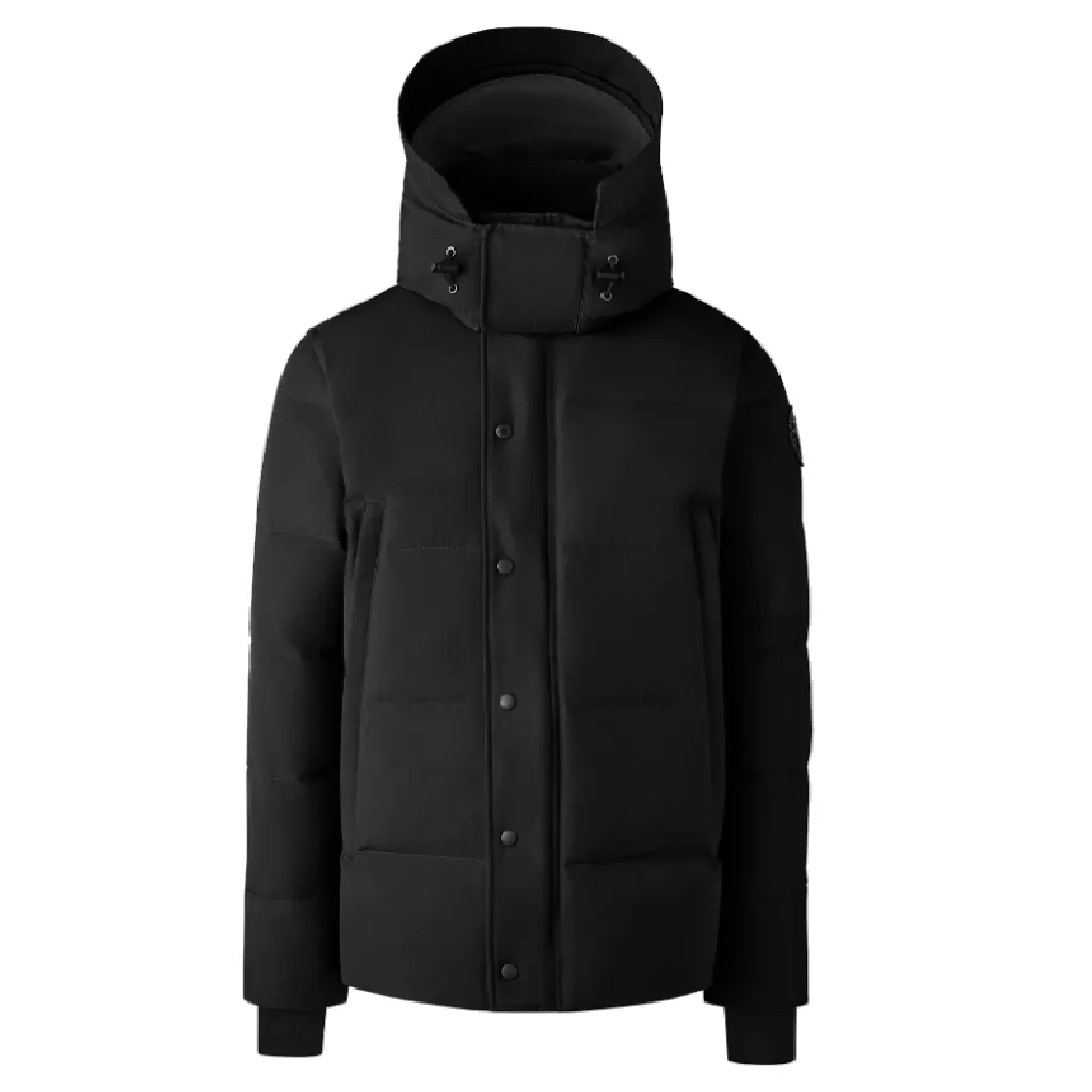 Canada Goose Mens Wyndham Parka - Black Label Heritage Collection, Stylish Insulated Winter Jacket for Ultimate Warmth and Comfort