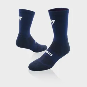 Classic Navy Active Crew Socks