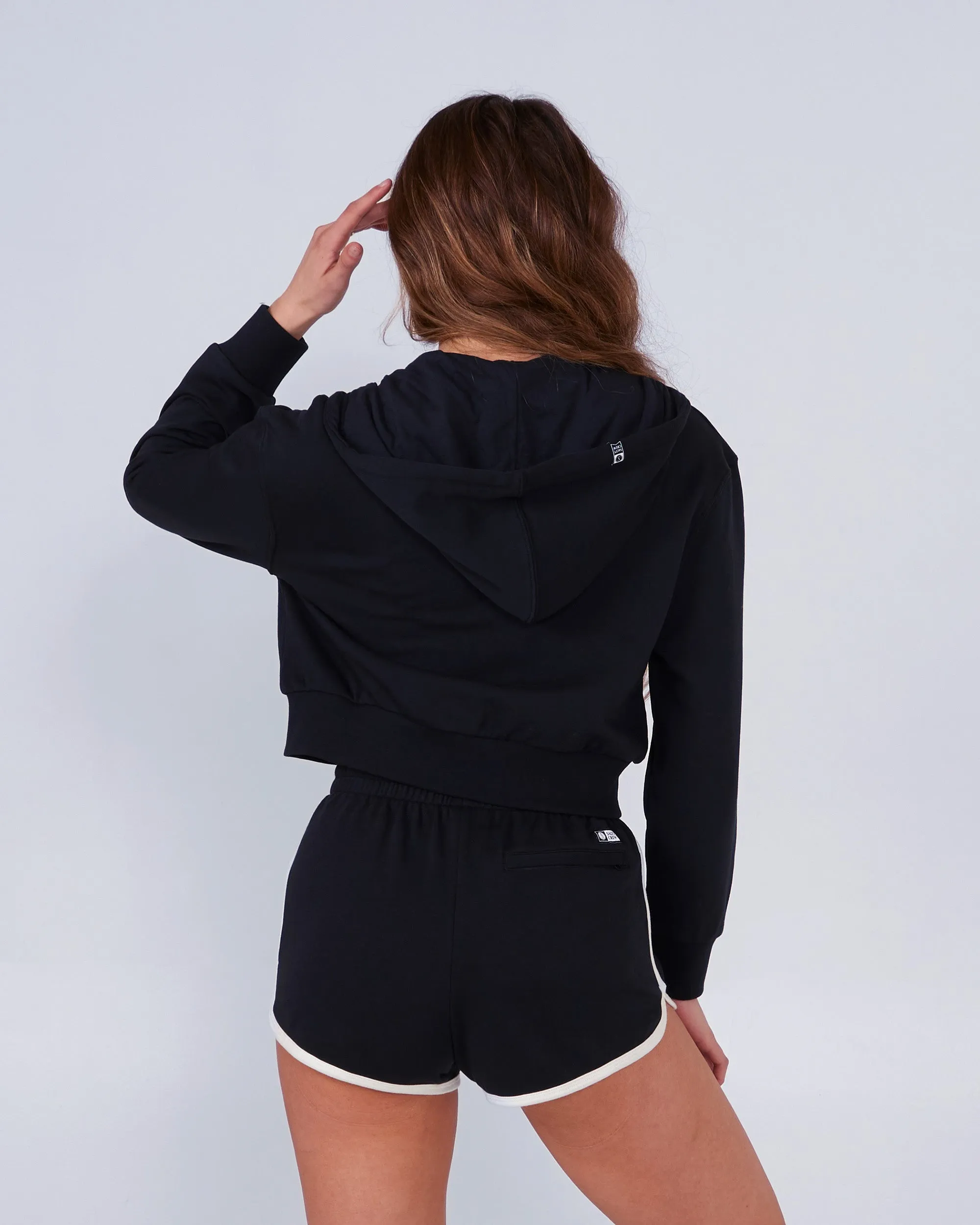 Cruisin' Crop Zip Front Hoody Women's