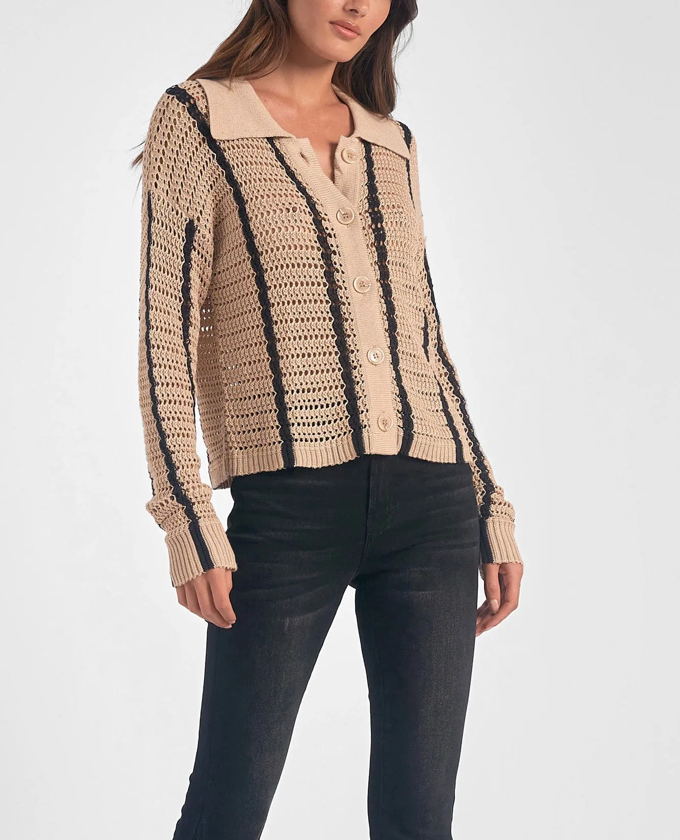 Elan Button Down Sweater