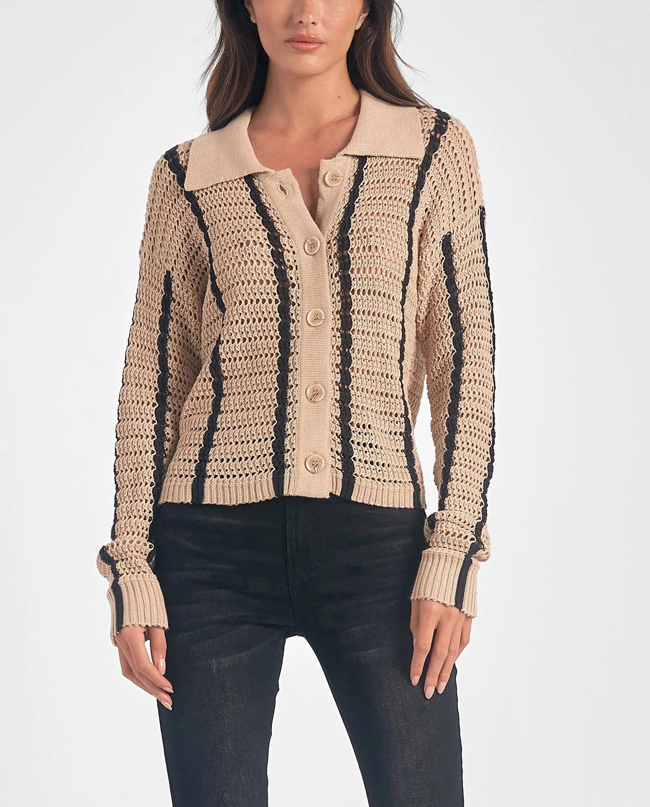 Elan Button Down Sweater