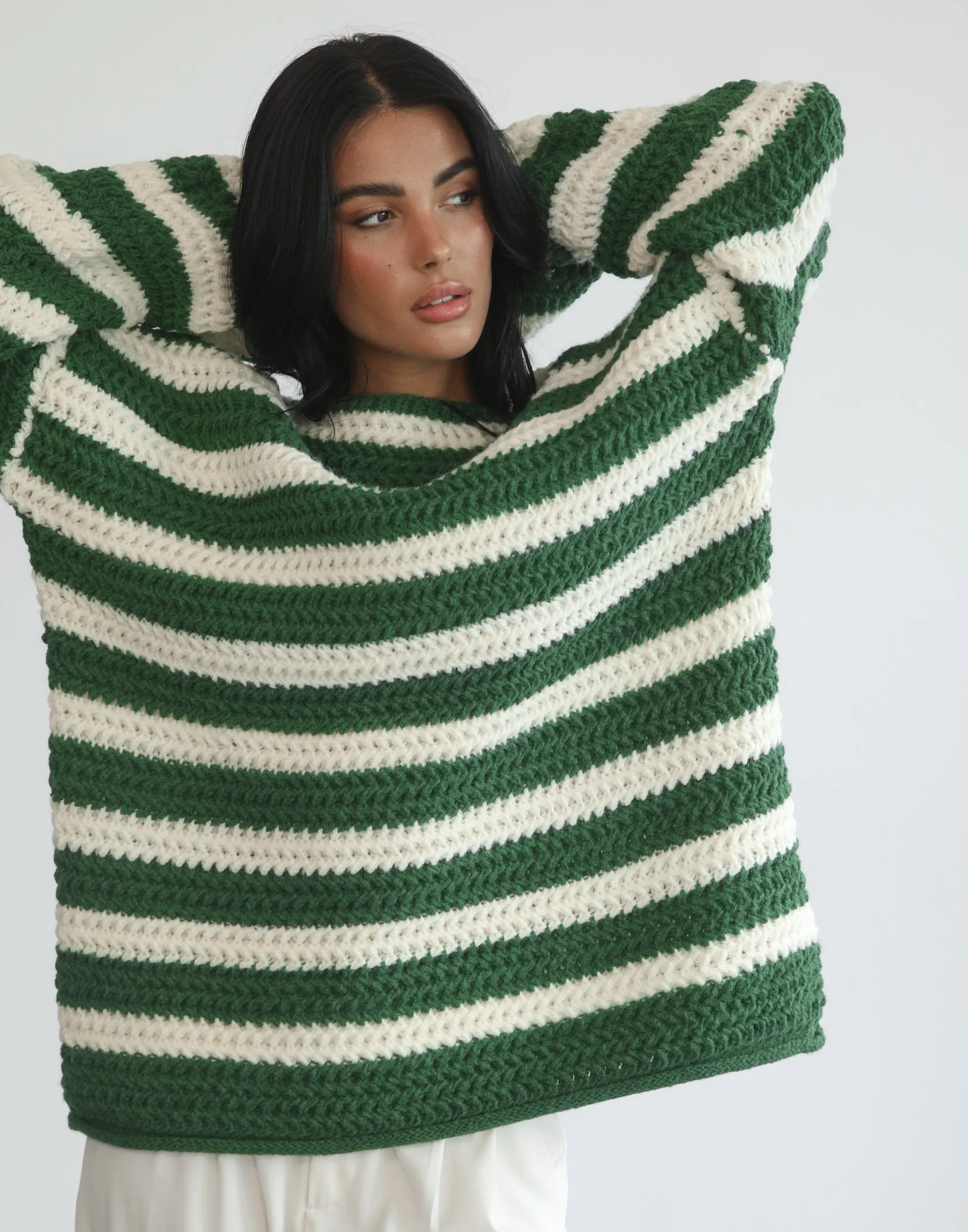 Everton Sweater (Green/Cream)