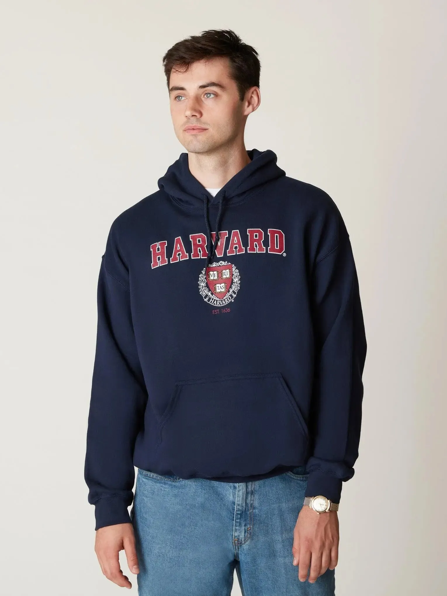 Harvard Hooded Crest Sweatshirt