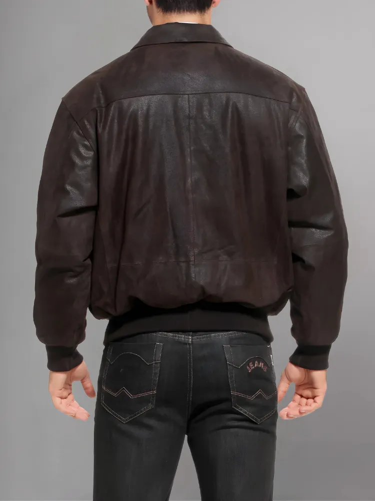 Iconic Reddish Brown A-2 Flight Jacket