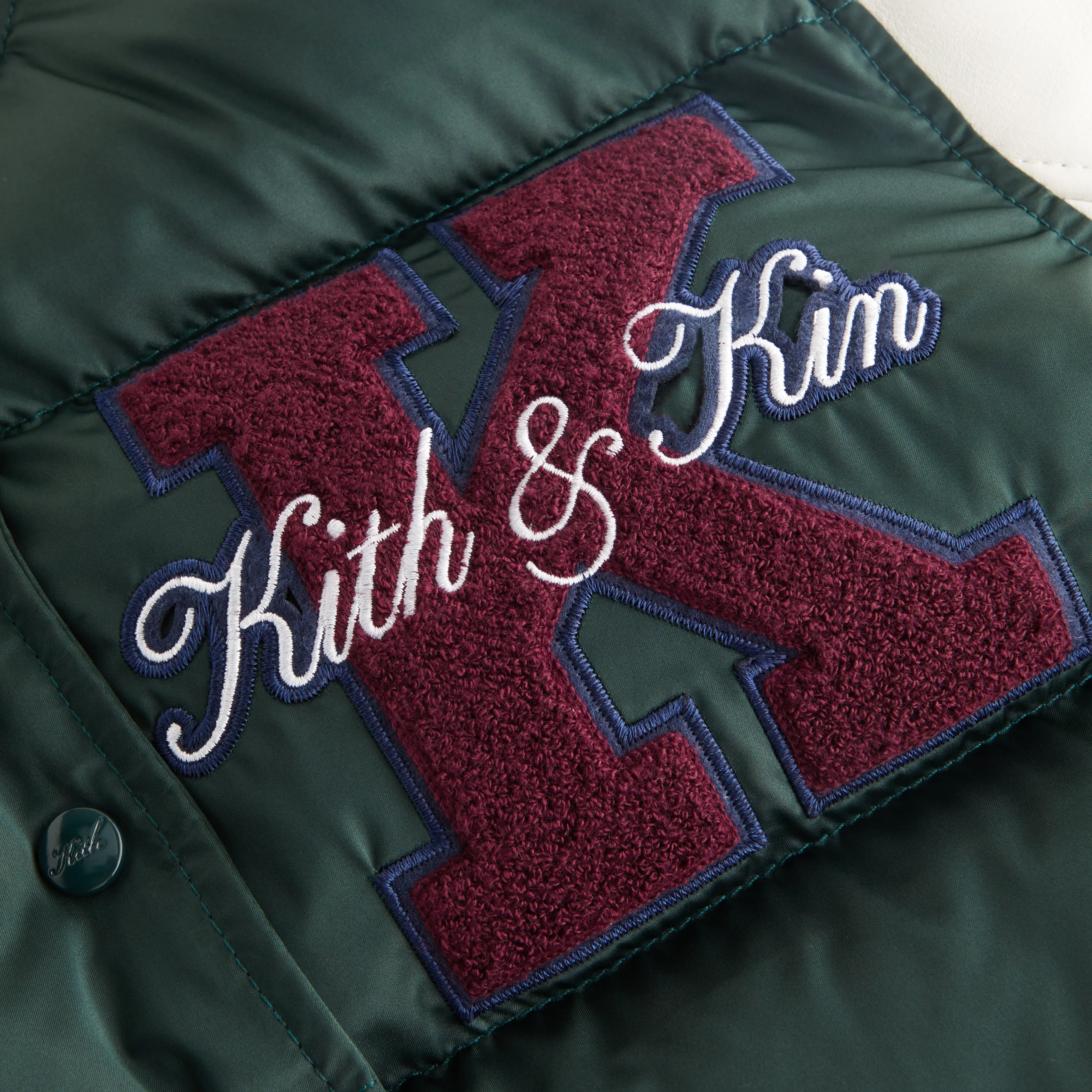 Kith Women Arlan Puffer Varsity Jacket - Stadium