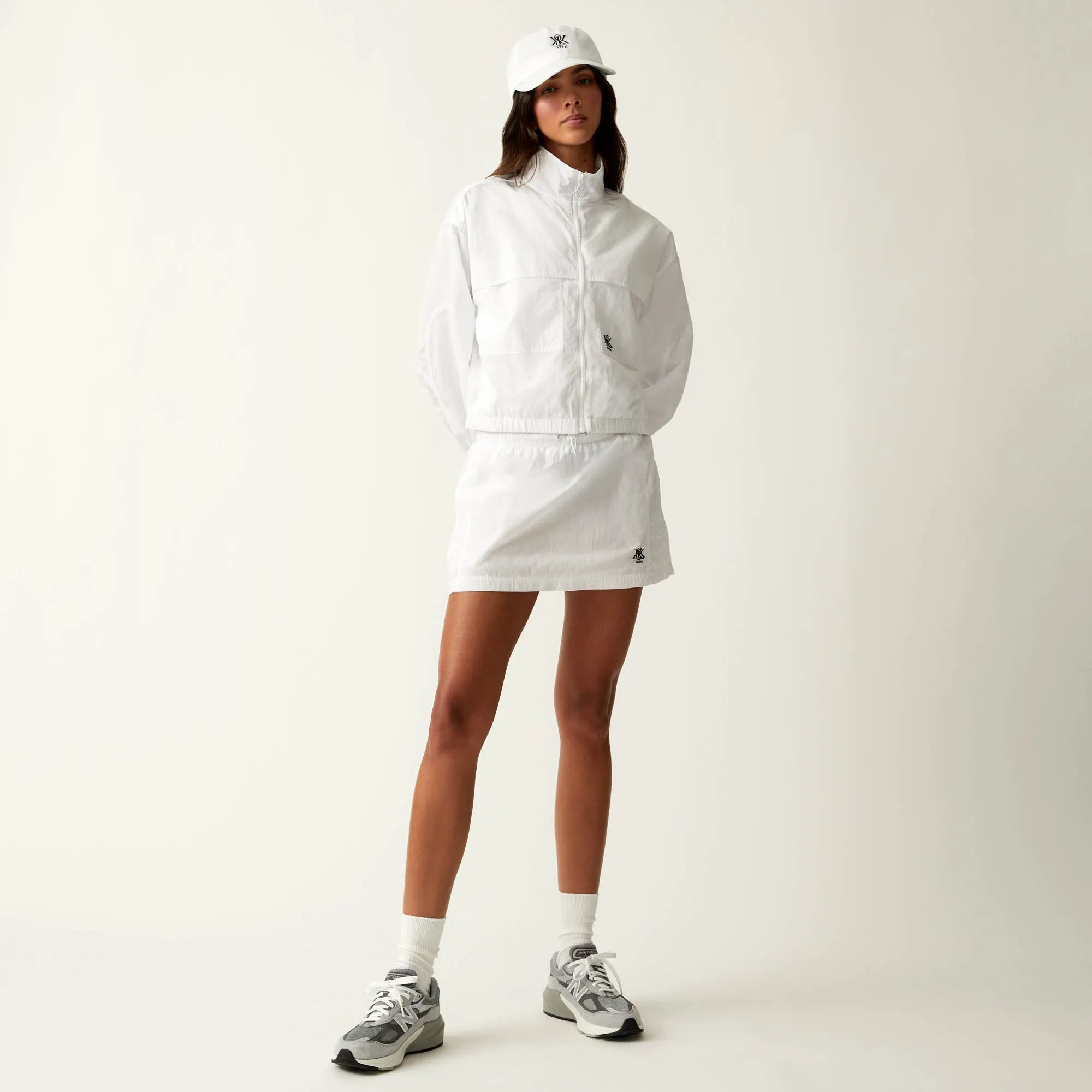 Kith Women Lowen Nylon Track Jacket - White