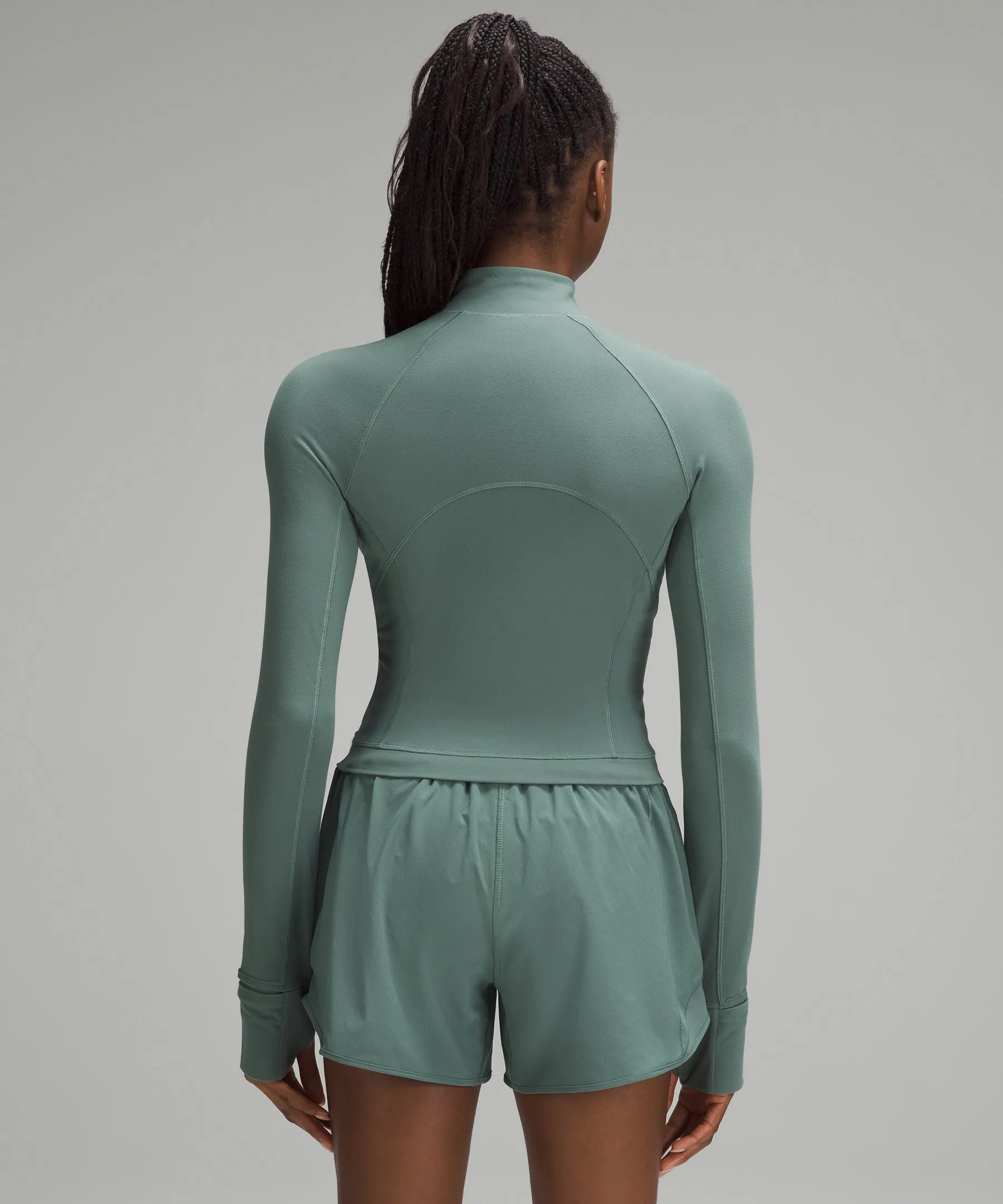 LULULEMON MEDIUM FOREST RULU RUN 1/2 ZIP