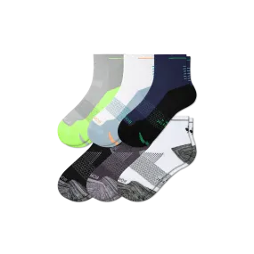 Men's Running Quarter Sock 6-Pack