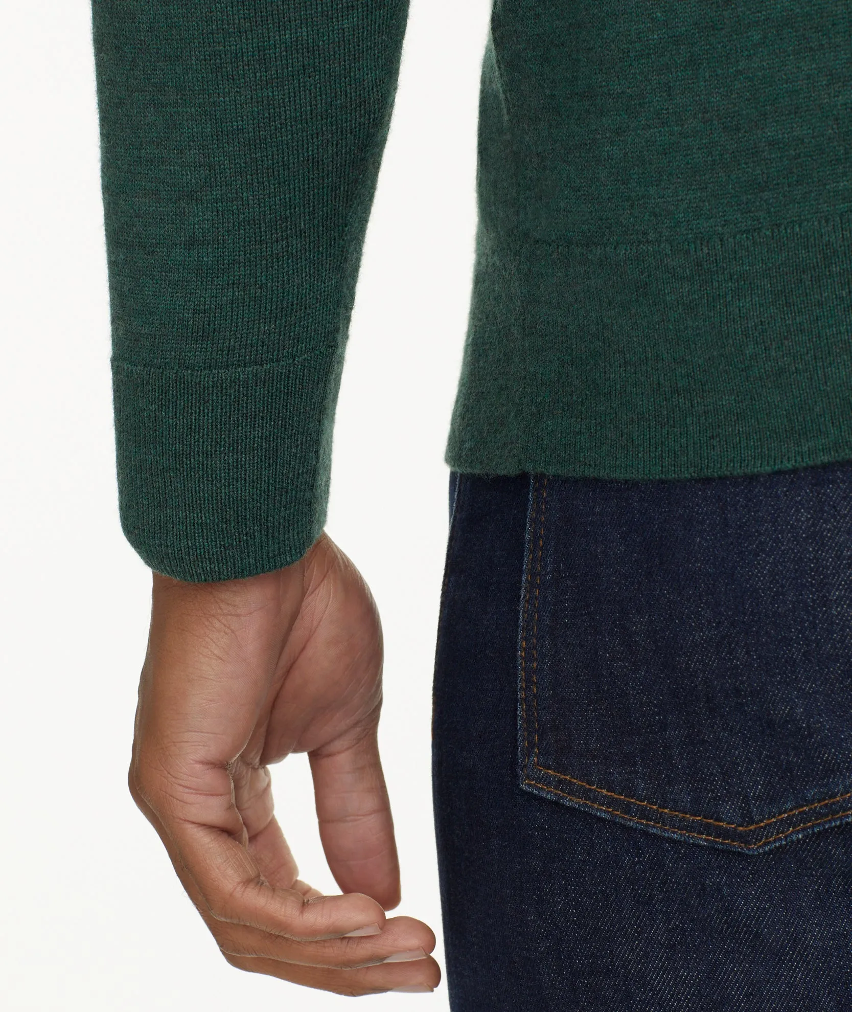 Merino Wool Quarter-Zip Sweater - FINAL SALE