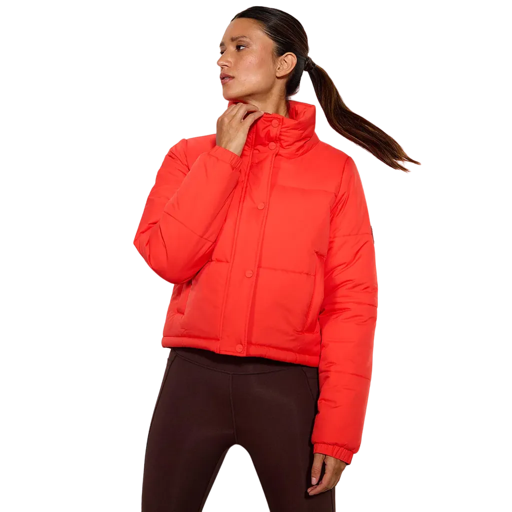 Sure! Here’s an optimized title for the product:

**MPG Sport Womens Fascinate Insulated Cropped Puffer Jacket - Lightweight, Stylish Warmth for Active Living**

This title includes modifiers to enhance the appeal and provide more information about the product.