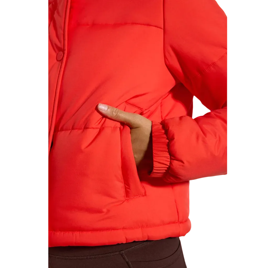 Sure! Here’s an optimized title for the product:

**MPG Sport Womens Fascinate Insulated Cropped Puffer Jacket - Lightweight, Stylish Warmth for Active Living**

This title includes modifiers to enhance the appeal and provide more information about the product.