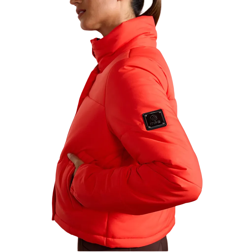 Sure! Here’s an optimized title for the product:

**MPG Sport Womens Fascinate Insulated Cropped Puffer Jacket - Lightweight, Stylish Warmth for Active Living**

This title includes modifiers to enhance the appeal and provide more information about the product.