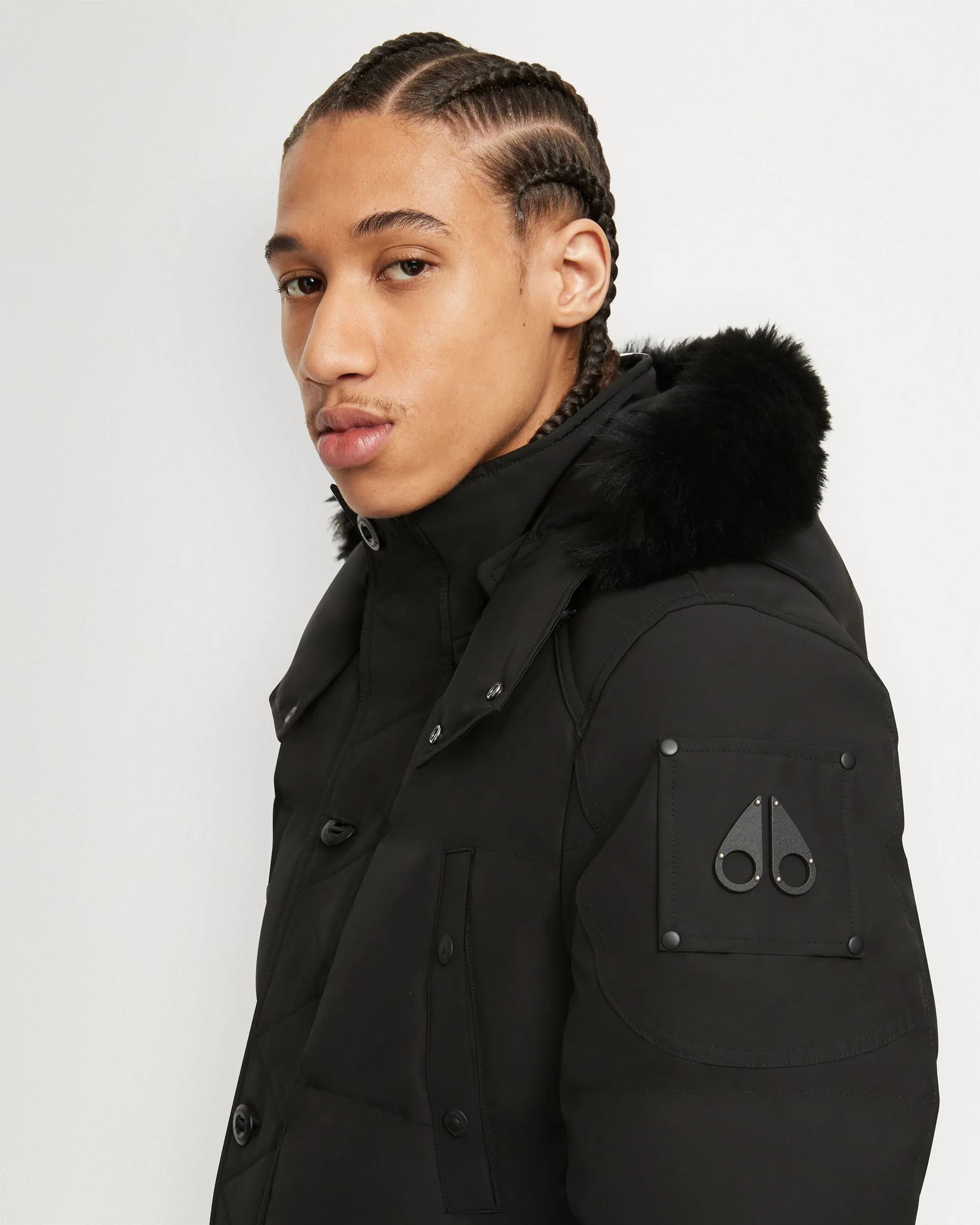 ONYX ROUND ISLAND JACKET SHEARLING