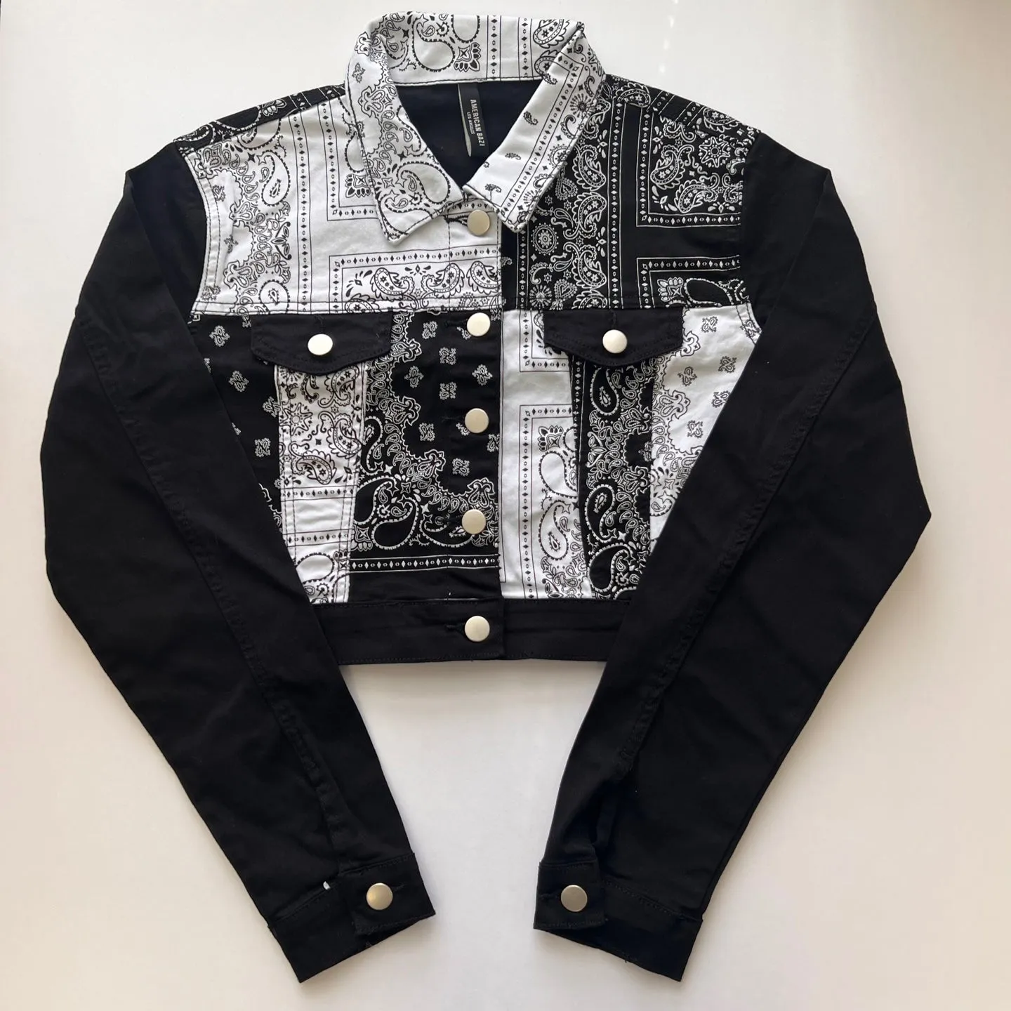 Paisely Graphic Print Jacket