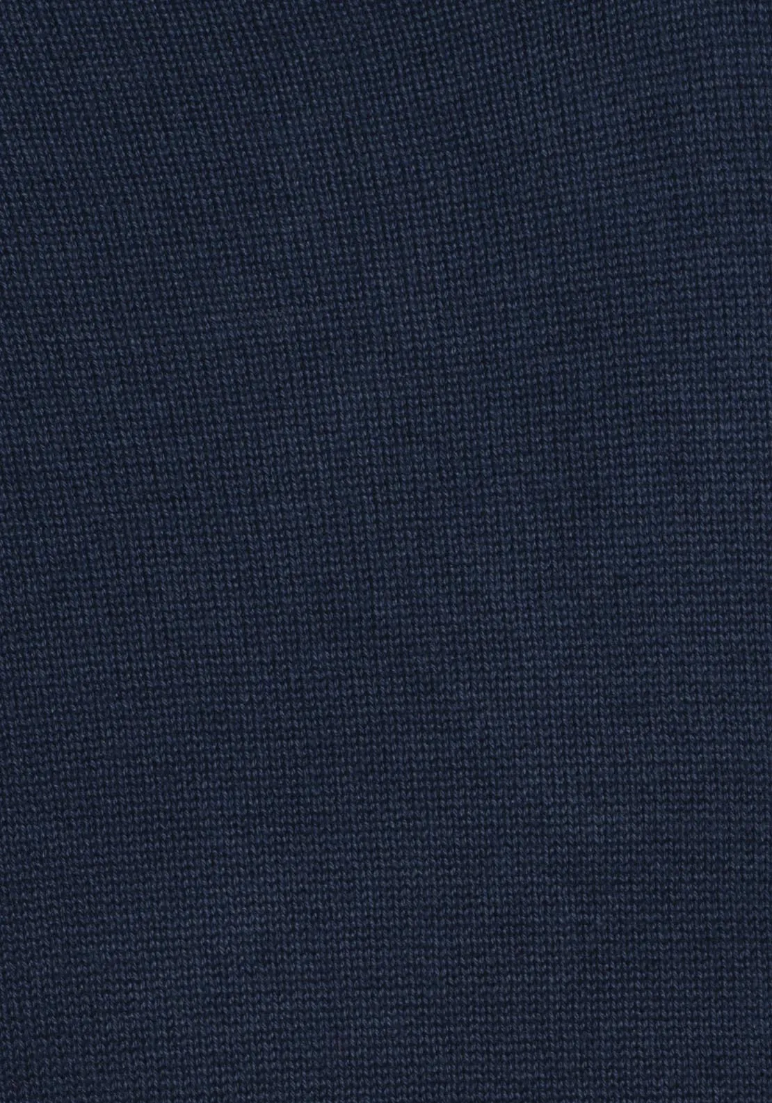 Plain Cotton V Neck Sweaters - Blue