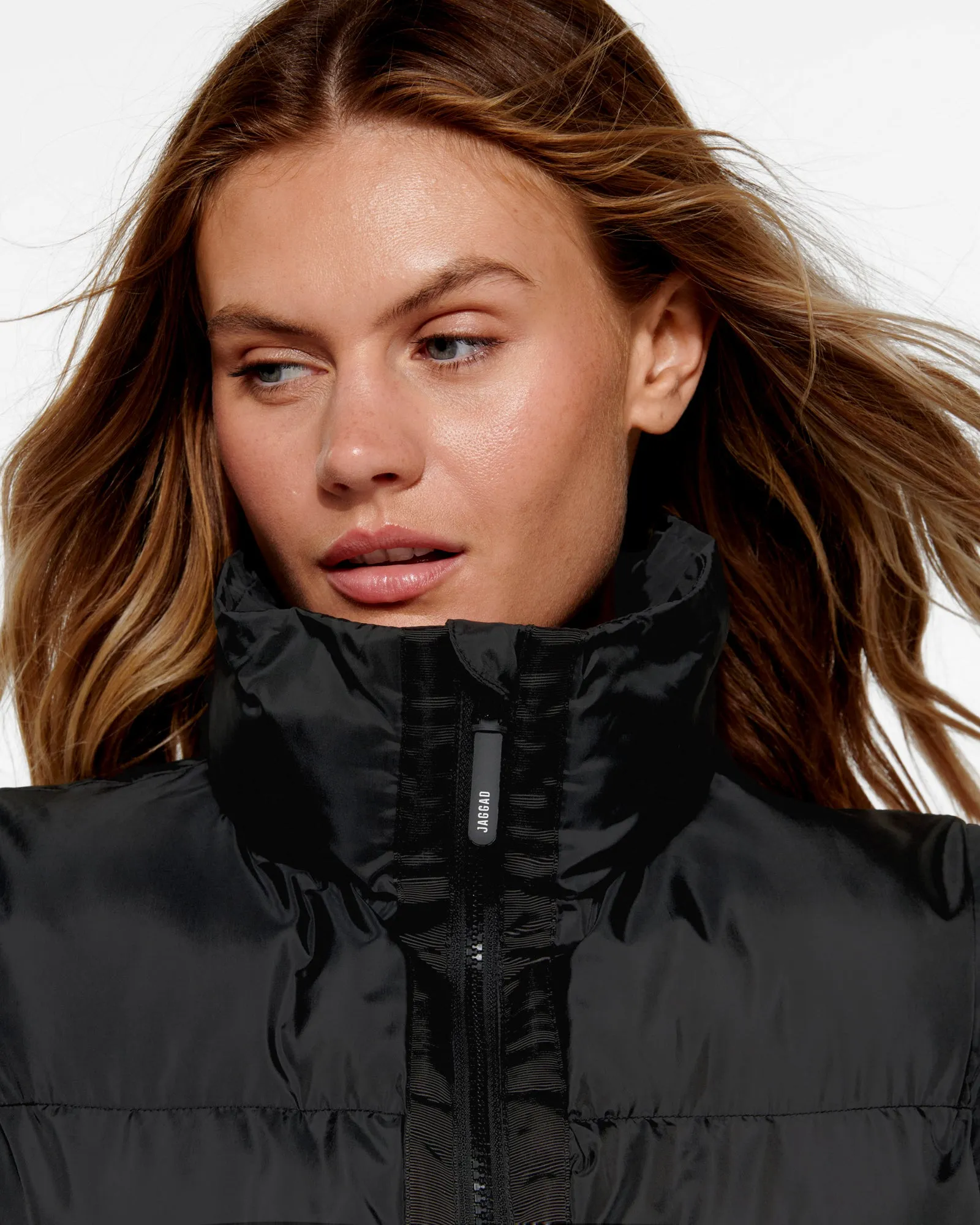 Stylish Black Reflective Puffer Vest for Ultimate Warmth and Visibility