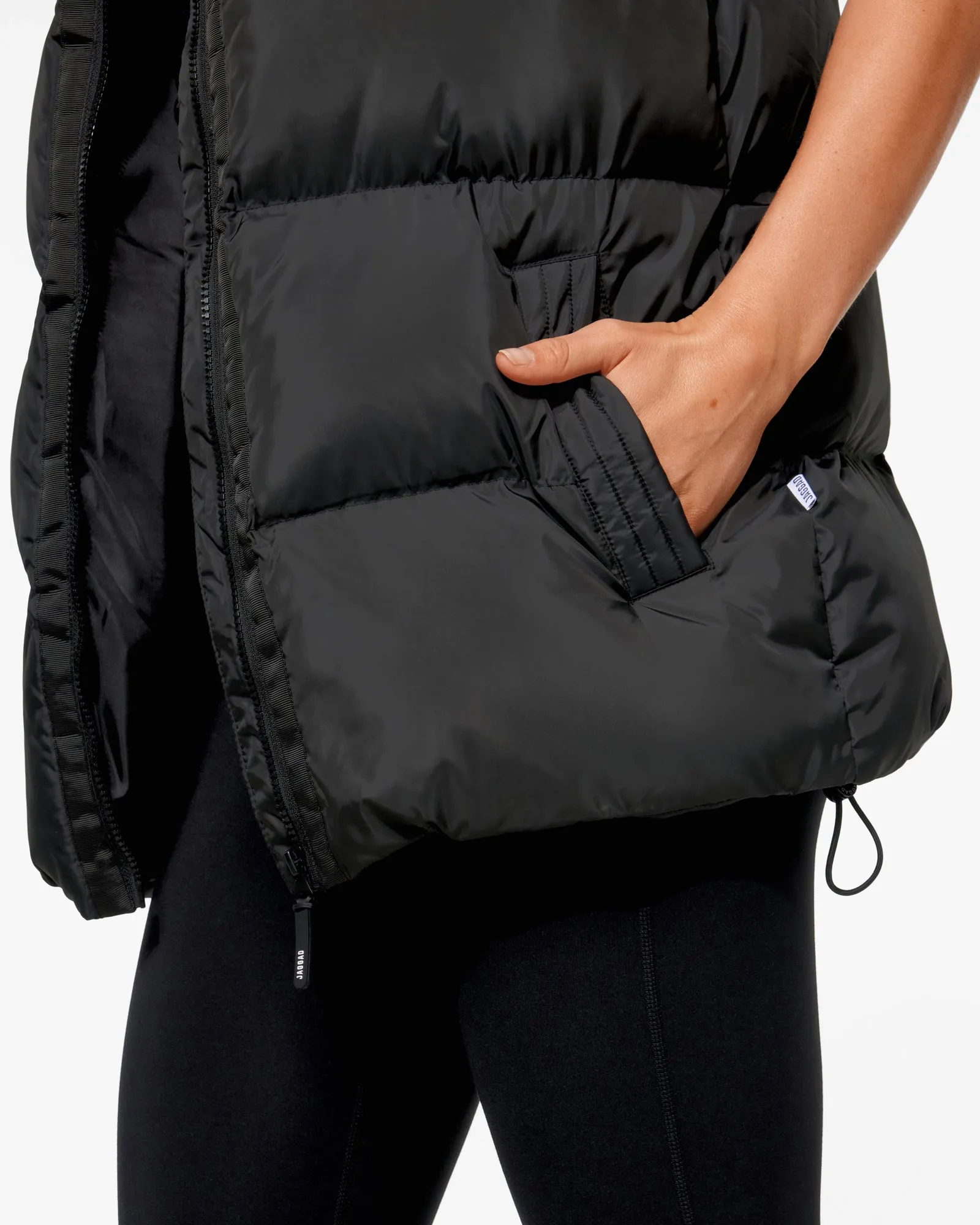 Stylish Black Reflective Puffer Vest for Ultimate Warmth and Visibility