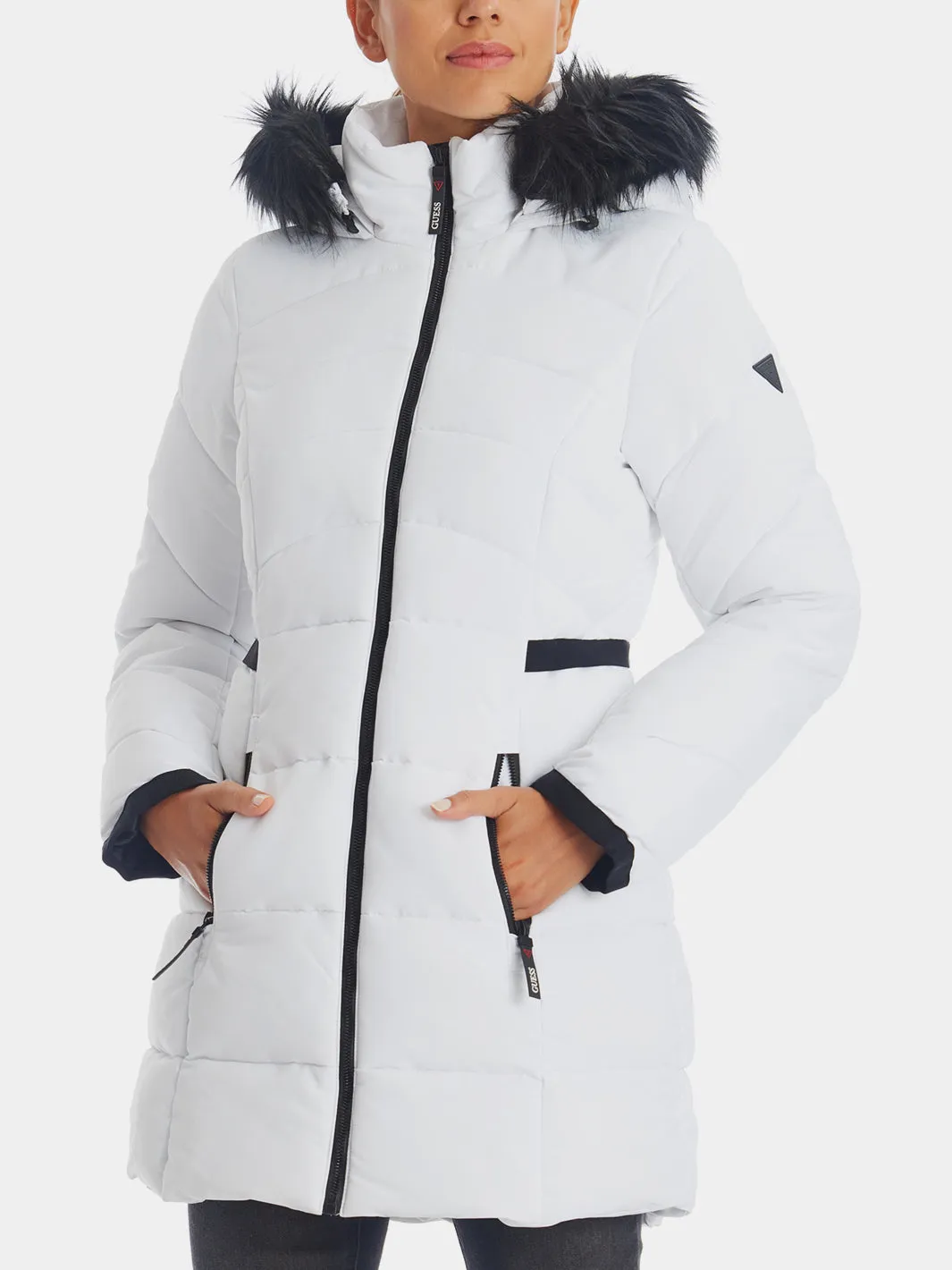 Removable Fur Hood Puffer Jacket