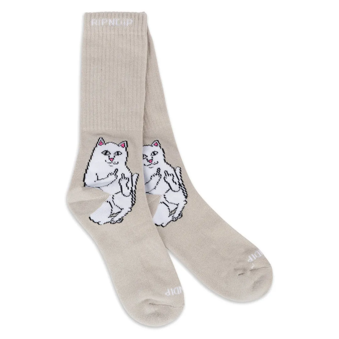 RIPNDIP LORD NERMAL SOCKS-CHOCOLATE