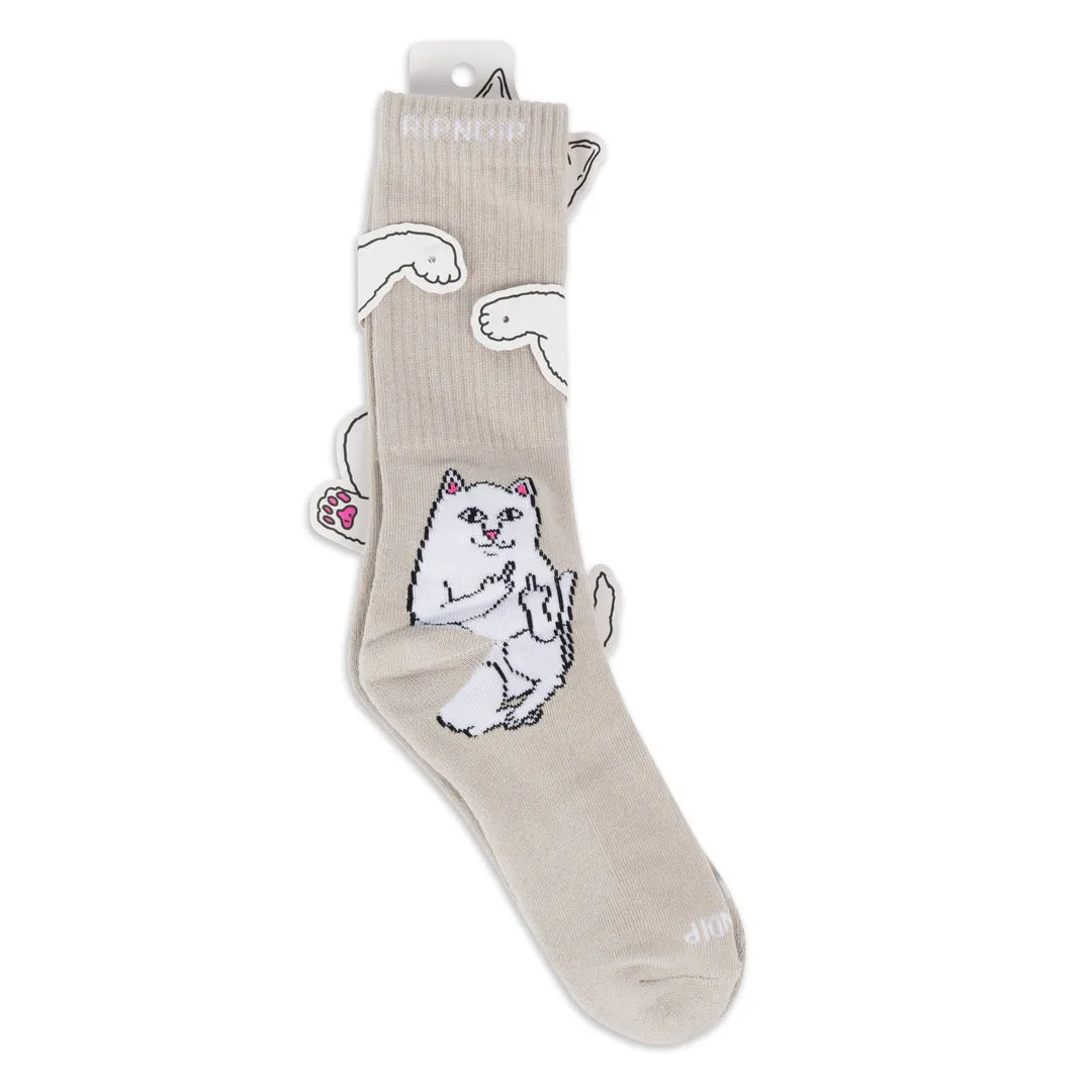 RIPNDIP LORD NERMAL SOCKS-CHOCOLATE