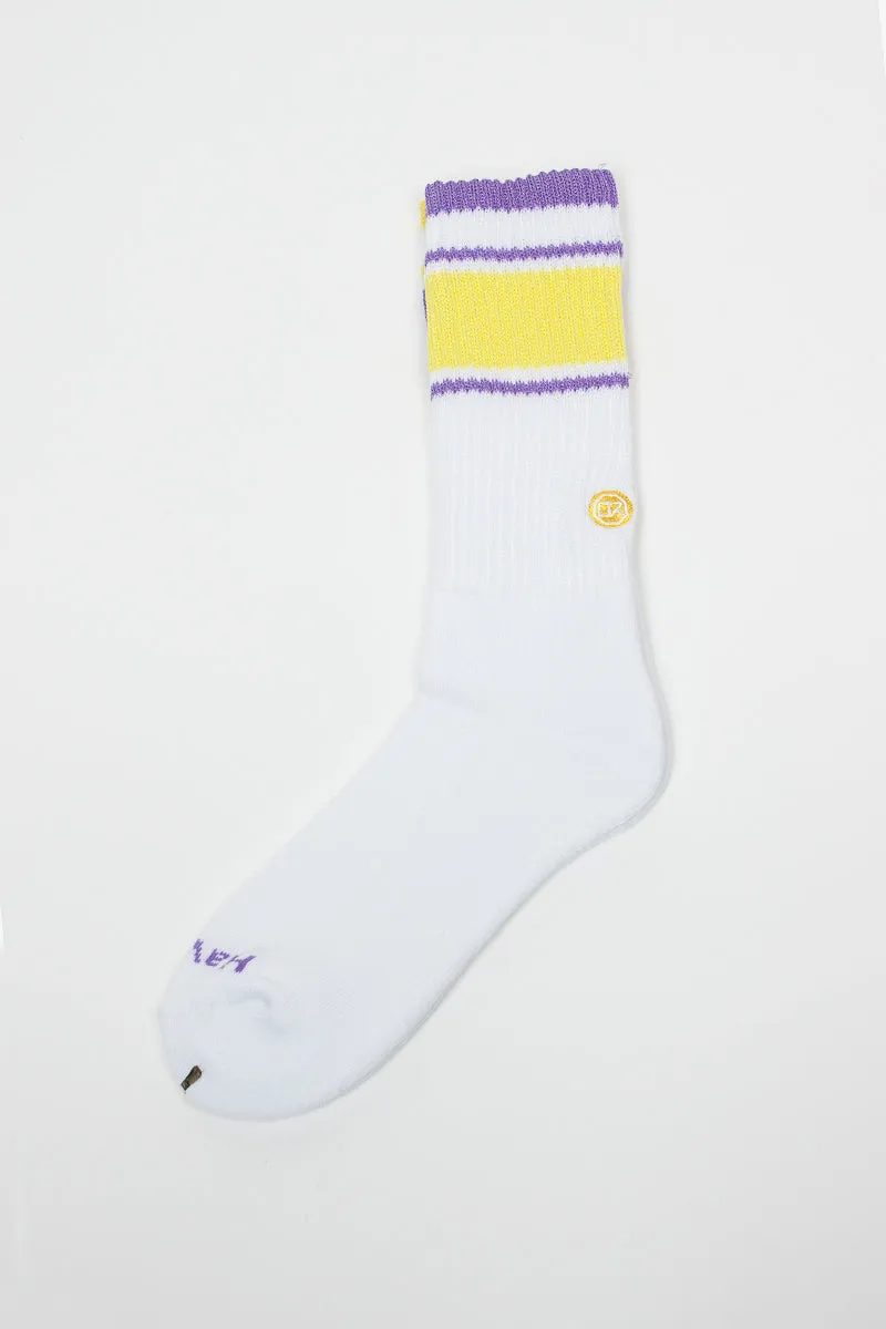 RS-219 Stripe Socks Purple