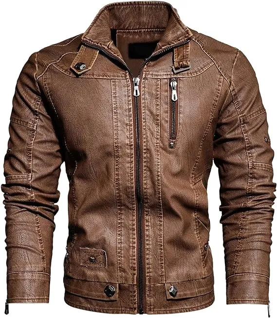 SAINT MORRIS PERTH LEATHER JACKET