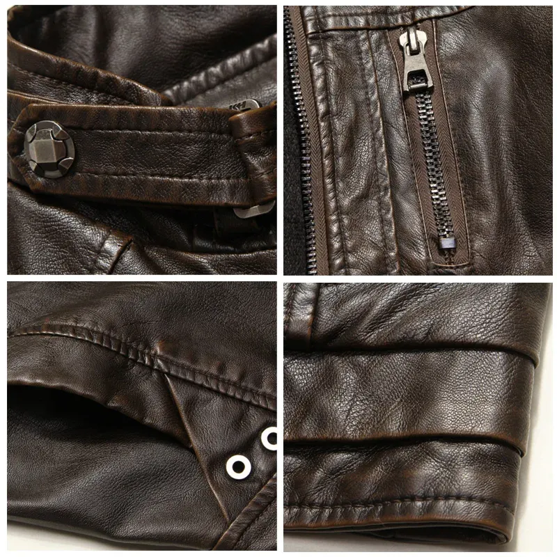 SAINT MORRIS PERTH LEATHER JACKET