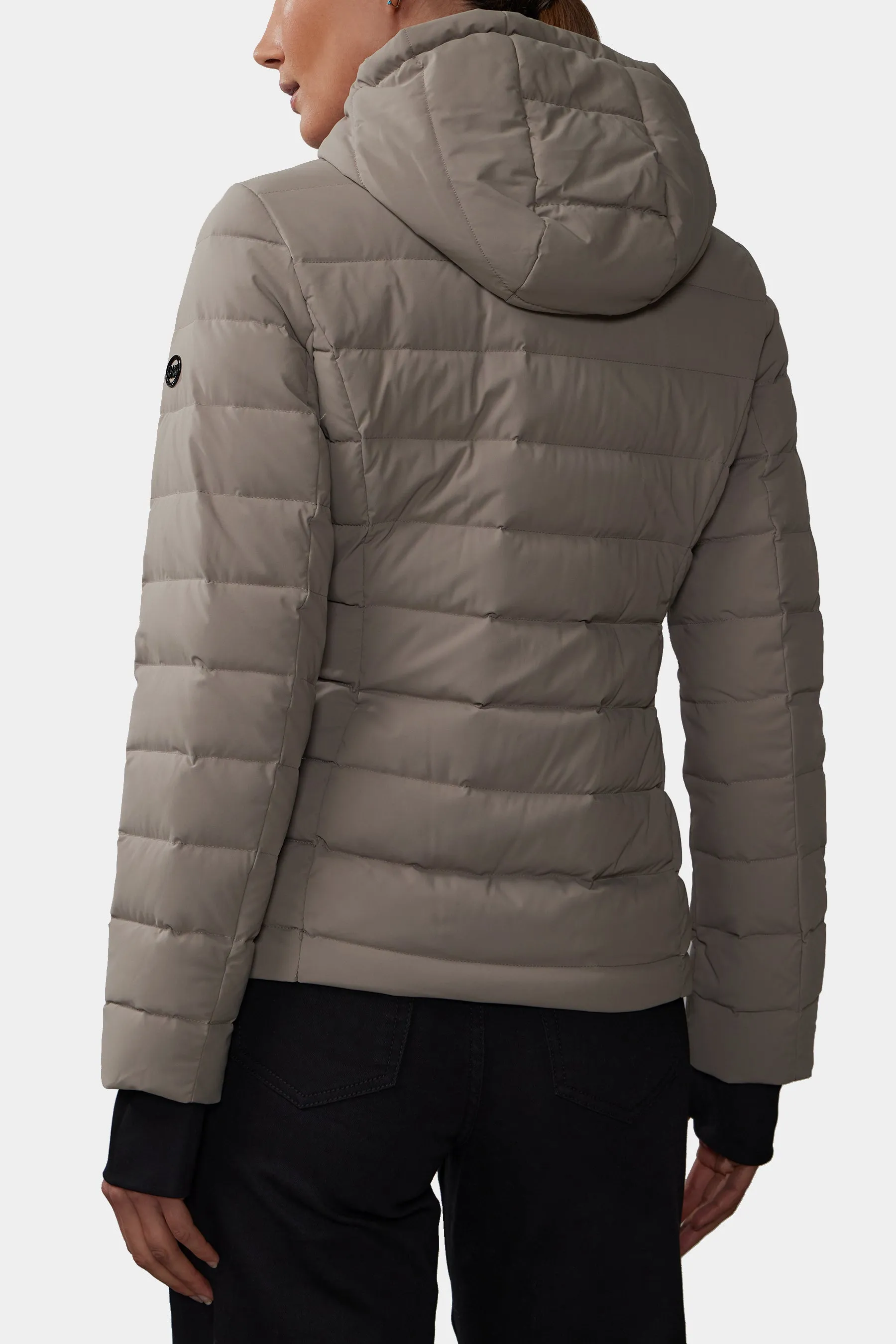 Short Packable Hooded Jacket