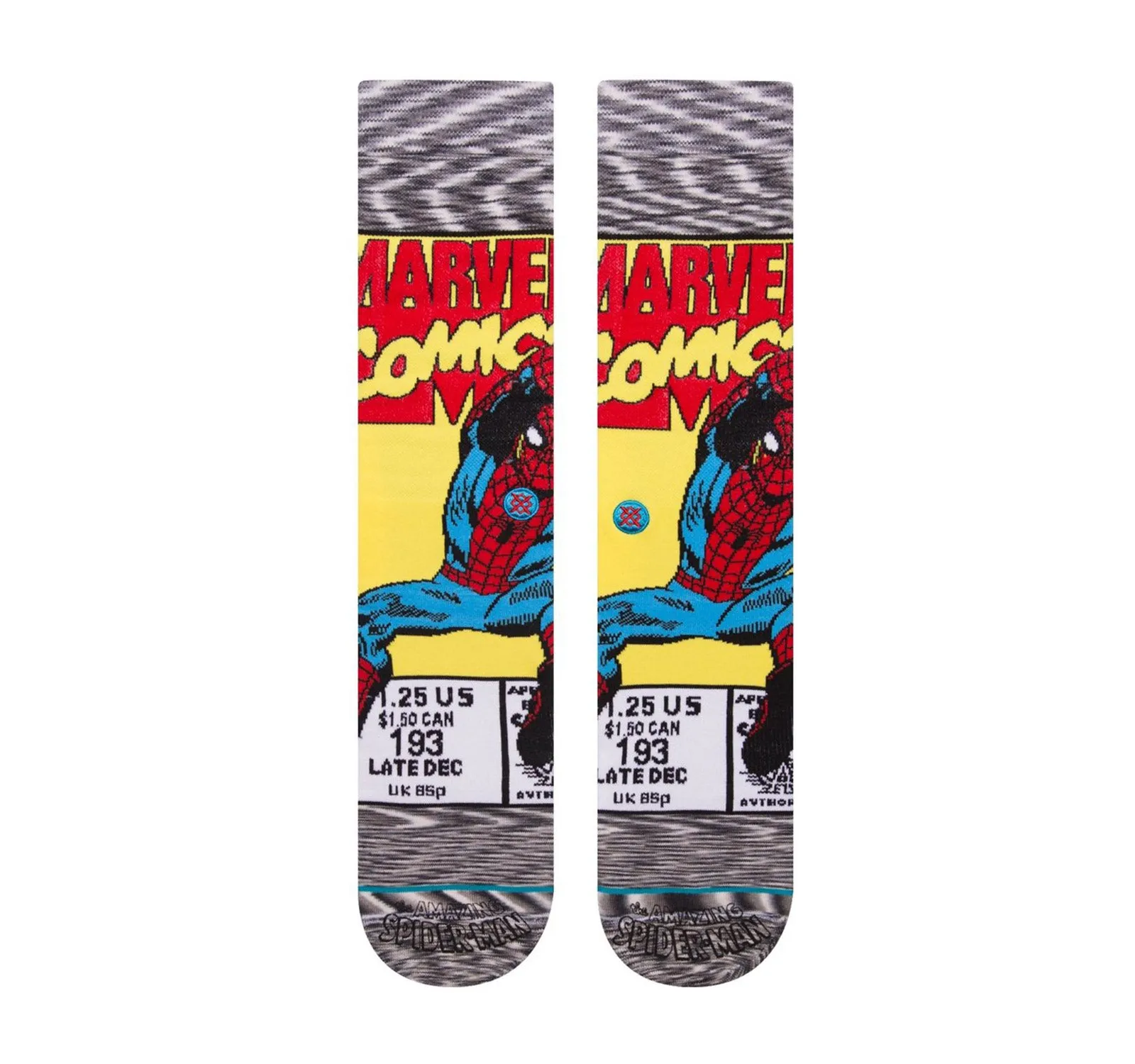 Stance Everyday Crew Men's Socks in Spiderman Comic