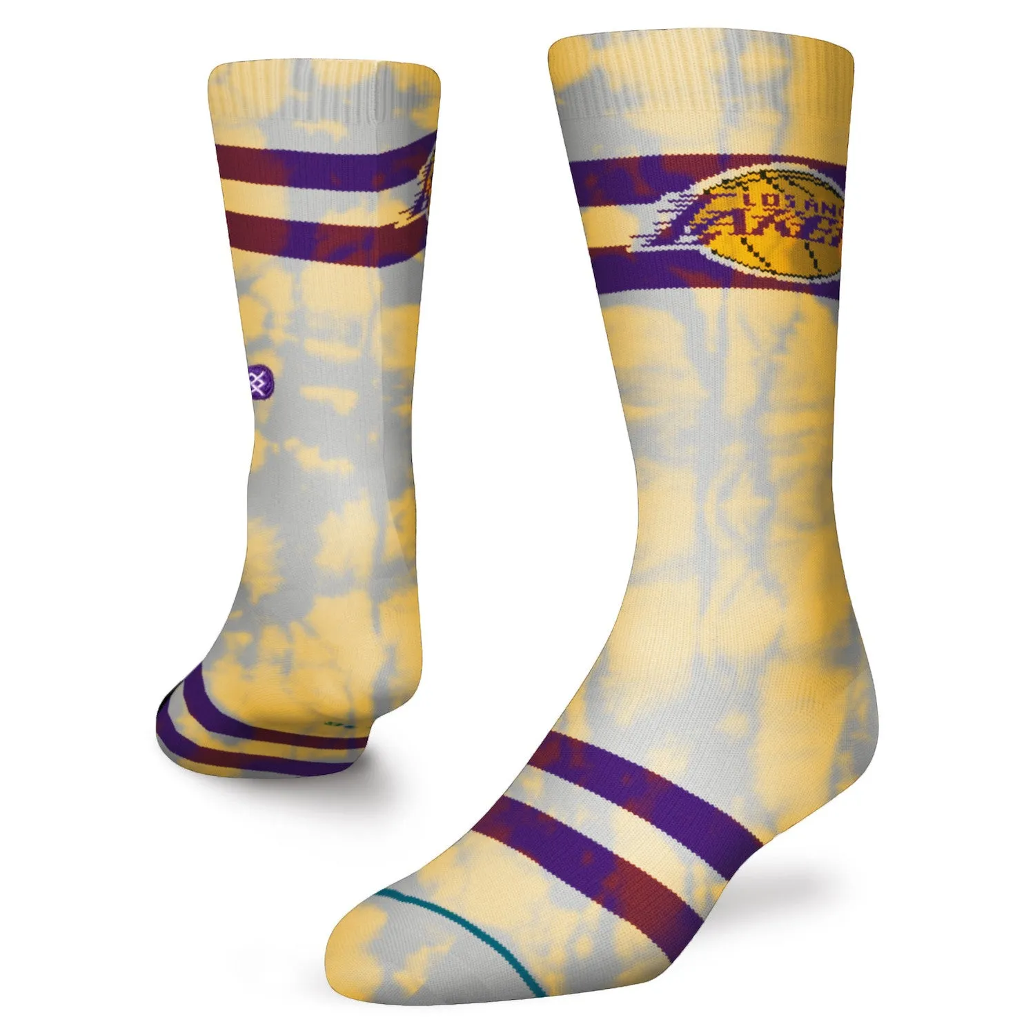 Stance x NBA "Lakers Dyed" Socks (Gold)