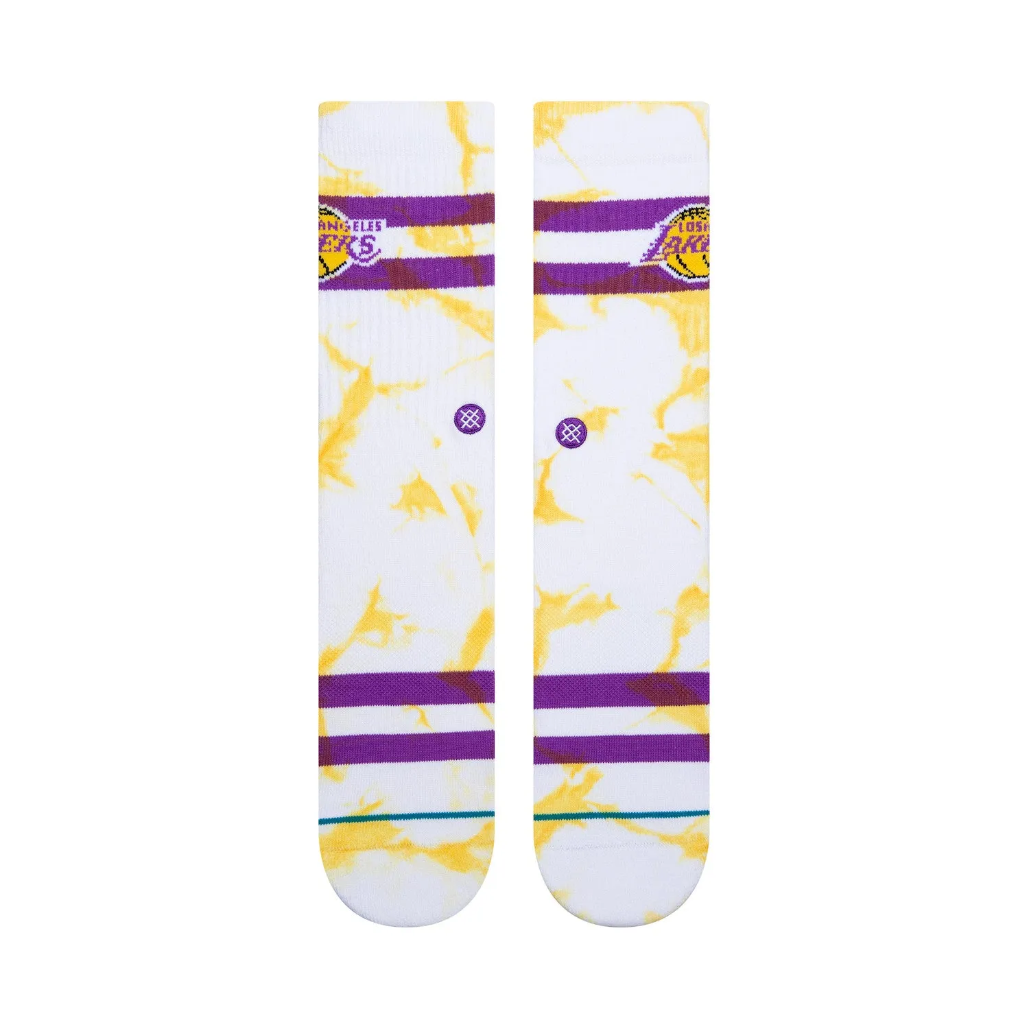 Stance x NBA "Lakers Dyed" Socks (Gold)