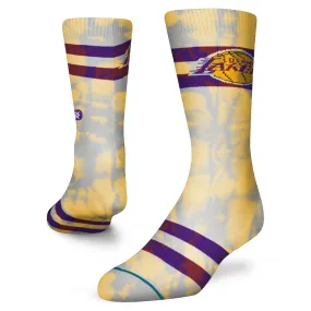 Stance x NBA "Lakers Dyed" Socks (Gold)