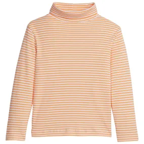 Striped Turtleneck - Orange