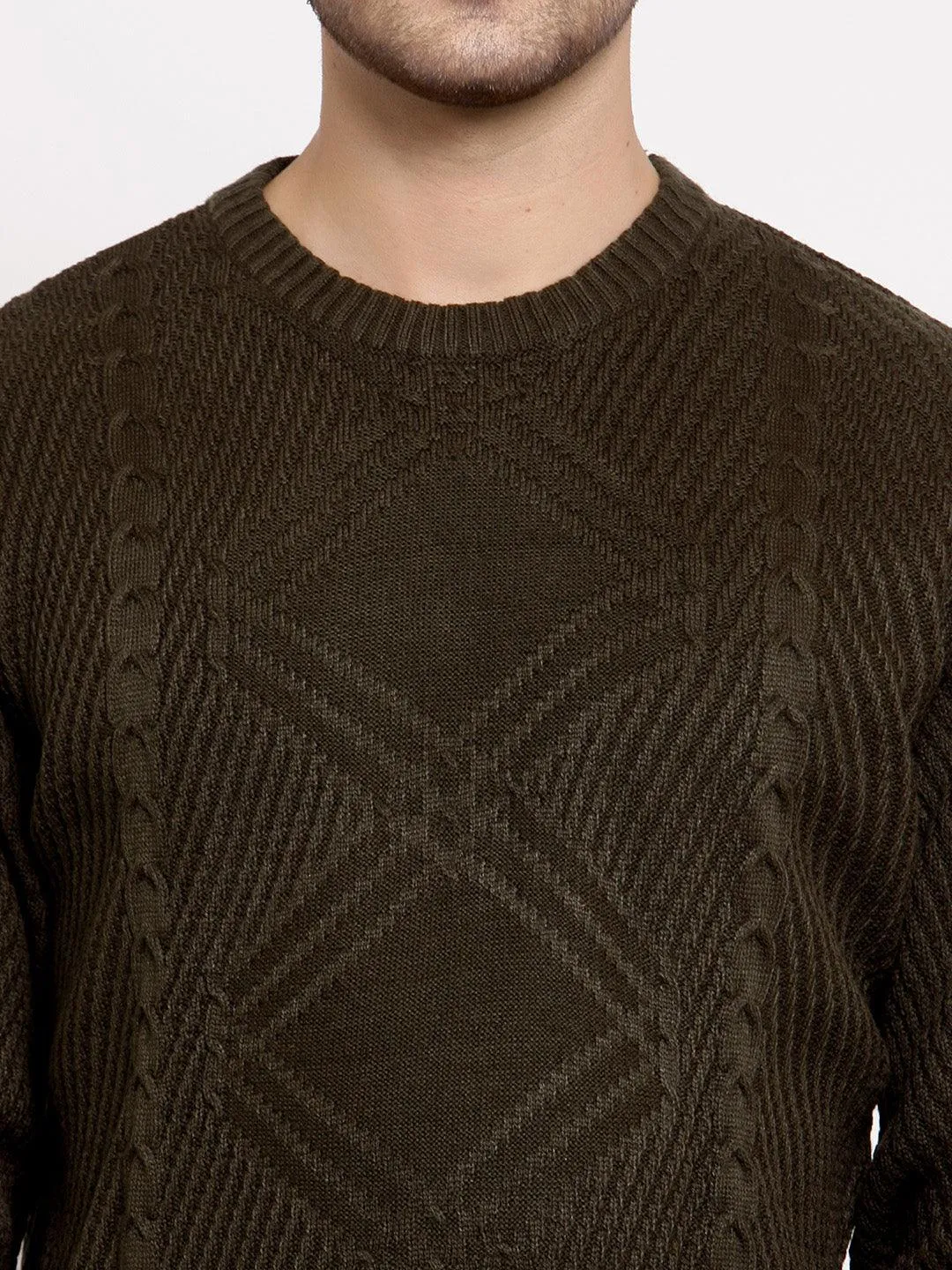 Style Quotient Mens Cable Knit Pullover Sweaters