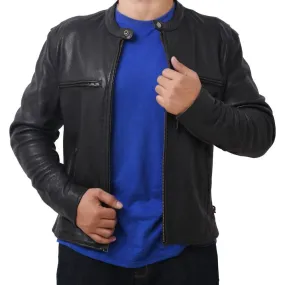 Turbine - Motorcycle Perforated Leather Jacket