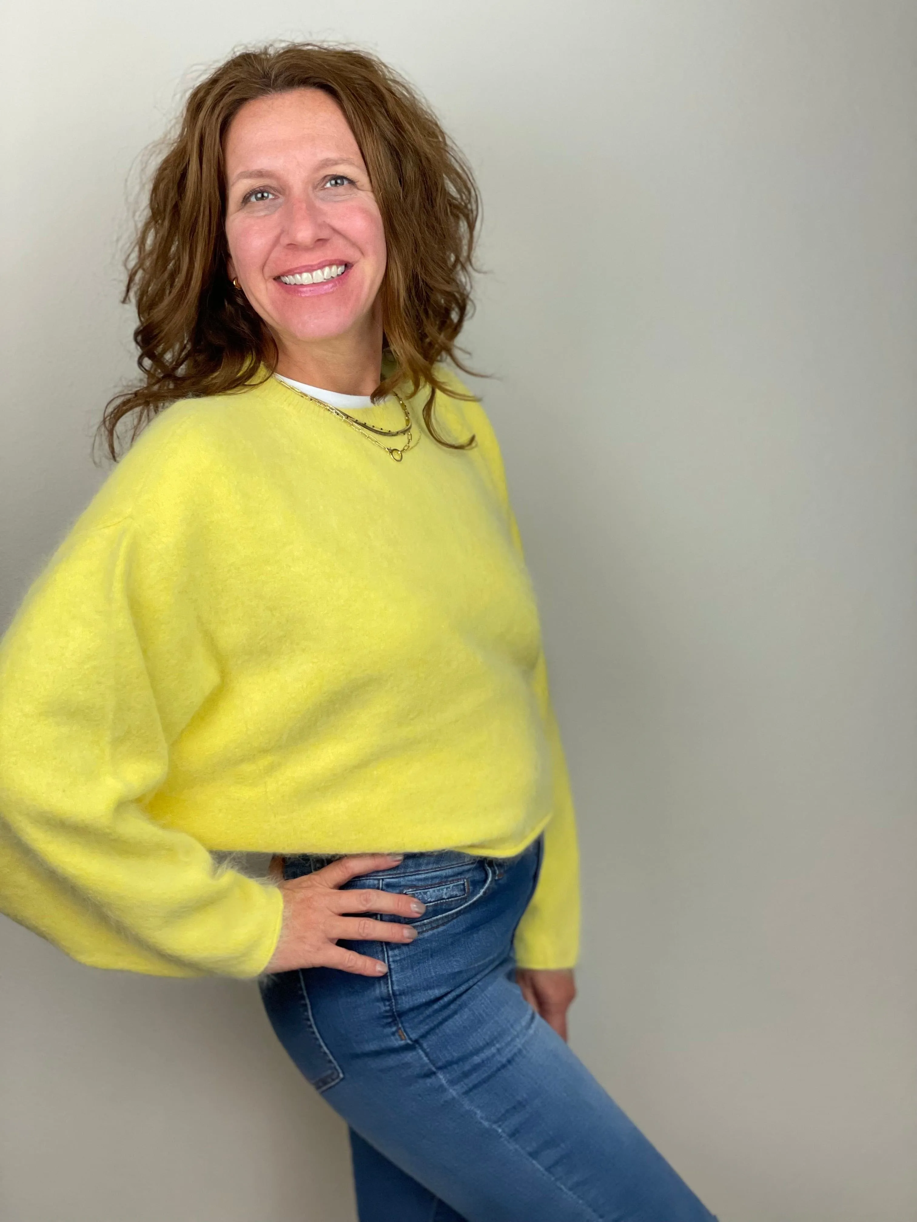 Udu Sweater in Lemon Custard