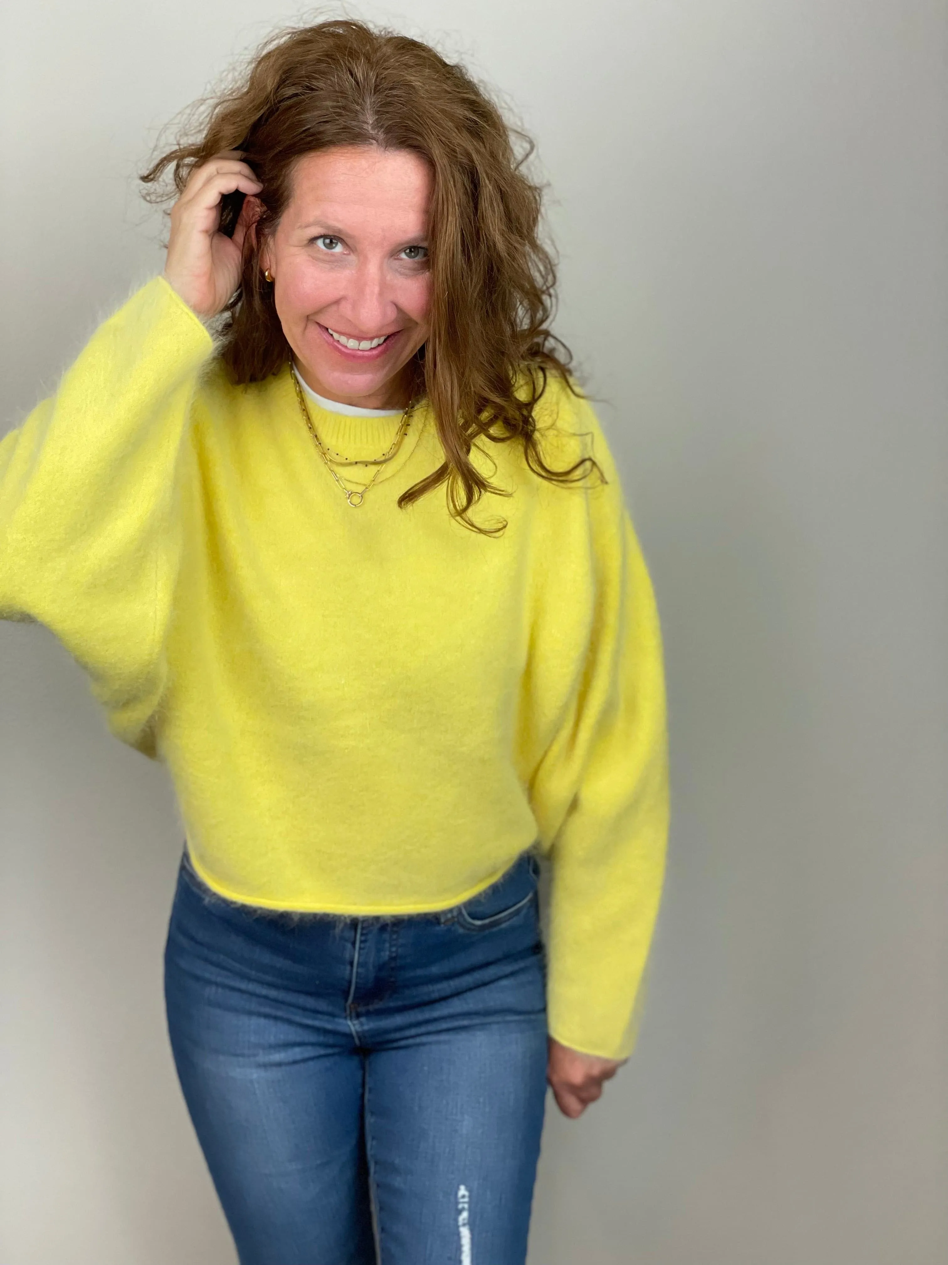 Udu Sweater in Lemon Custard