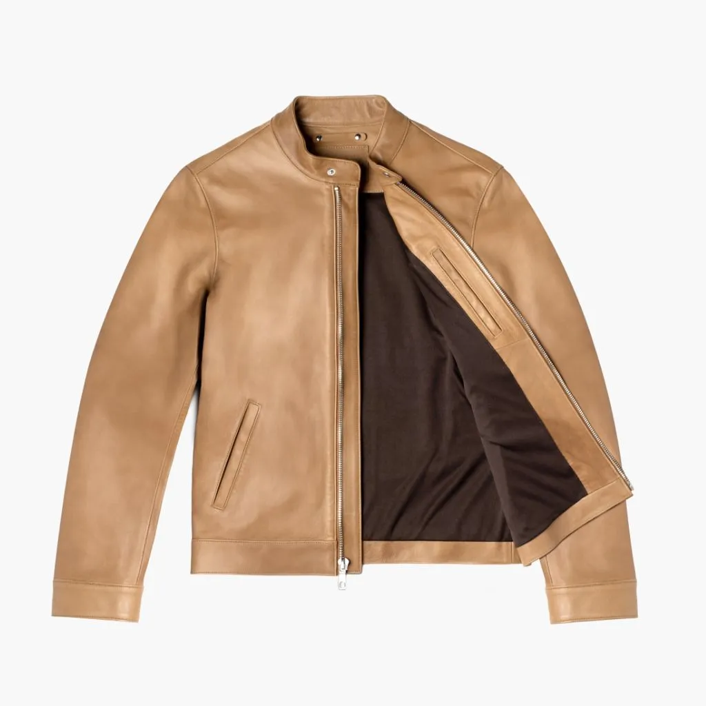 [W] Racer Jacket | Natural