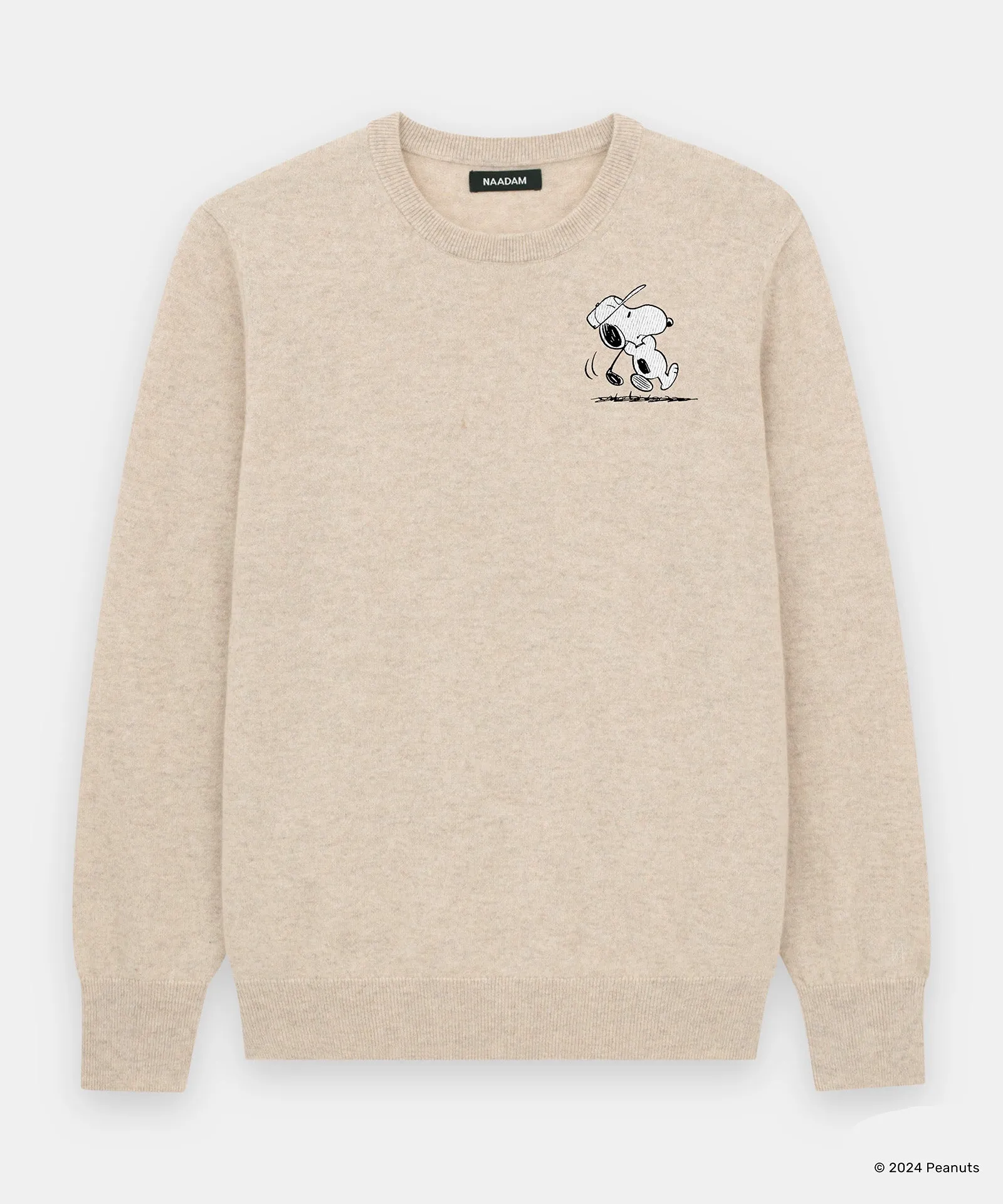 Women's Snoopy Golf Cashmere Sweater